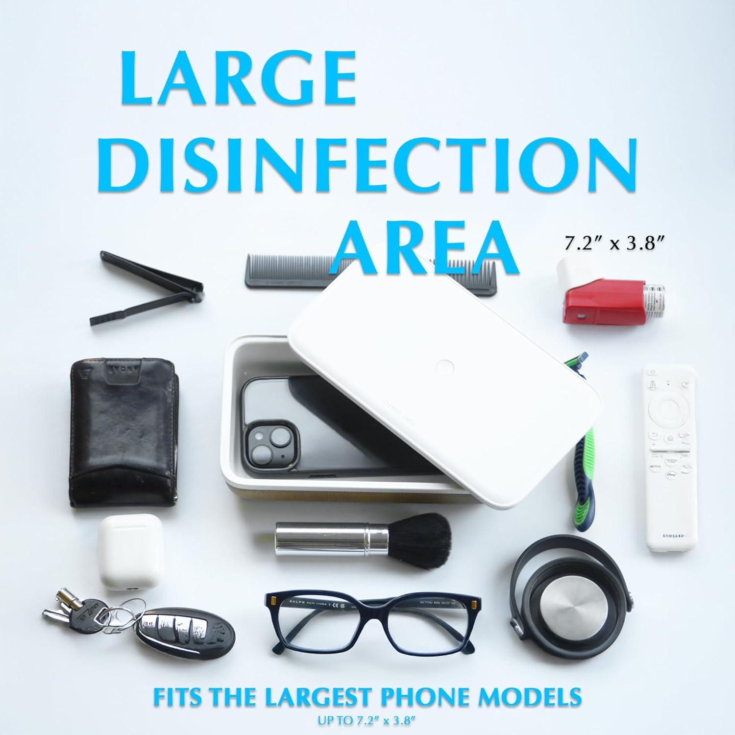 Caja Desinfectante UV-C Cleanse Crate - Gran Capacidad 20.2x11.6 cm