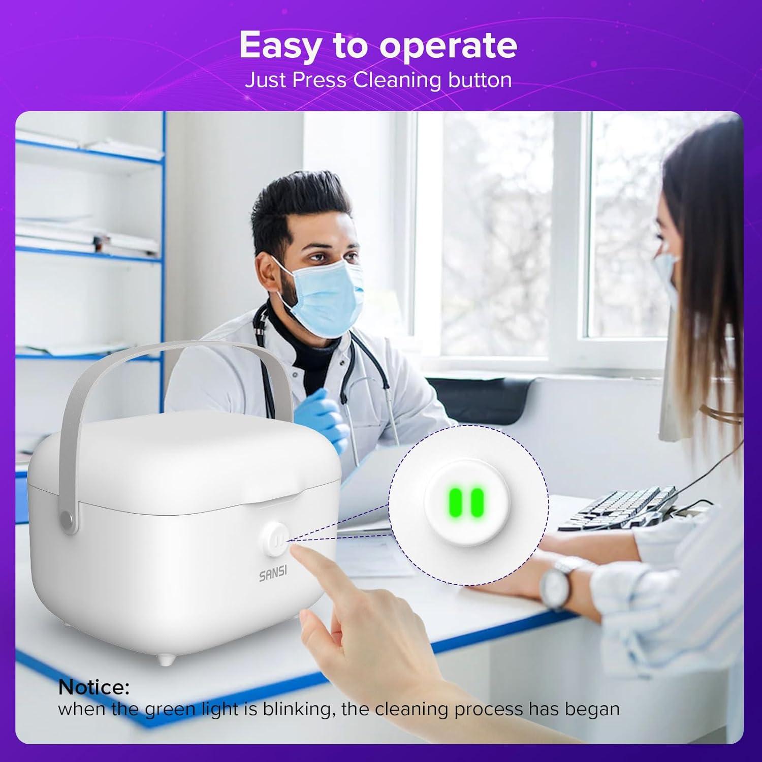 Caja Desinfectante UV SANSI 5.1L con Chips UVC 360°