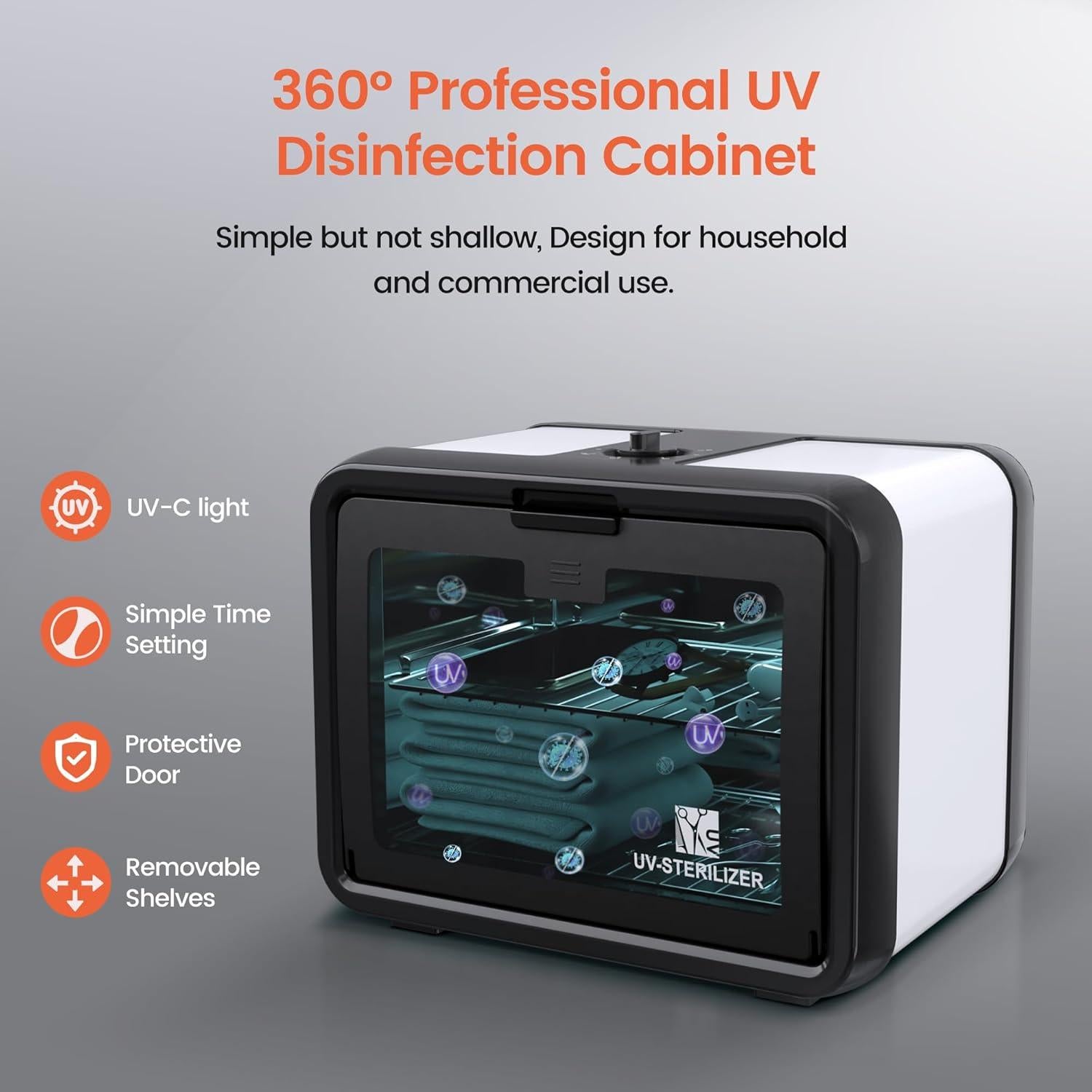 Caja de Desinfección UV 8L Kingwin para Herramientas y Más