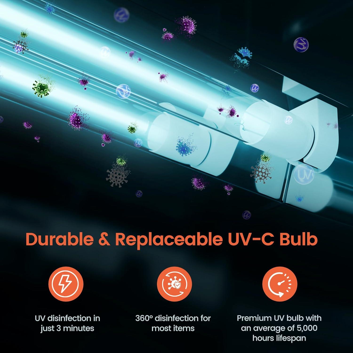 Caja de Desinfección UV 8L Kingwin para Herramientas y Más