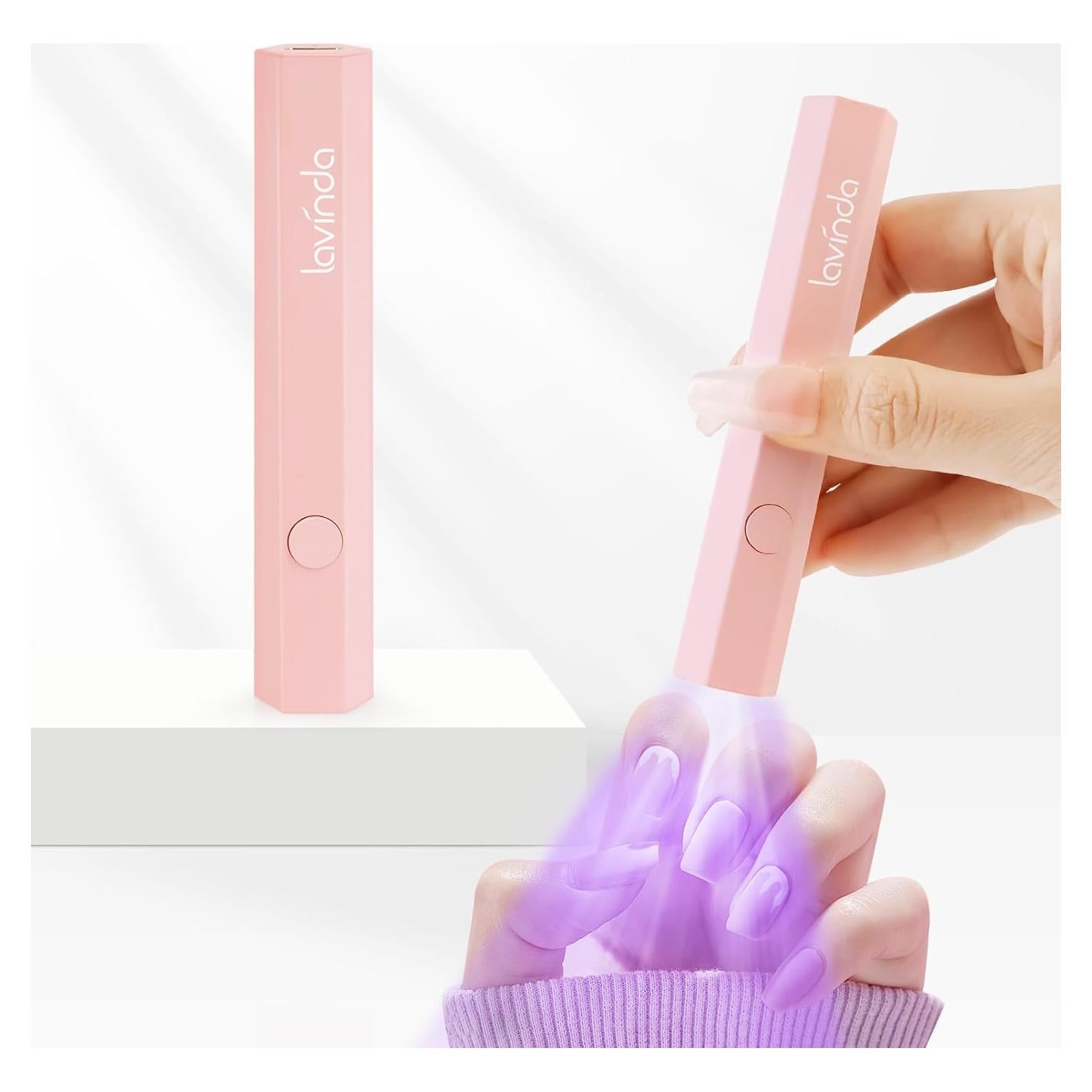 Luz UV de Mano Lavinda Mini para Uñas de Gel Recargable