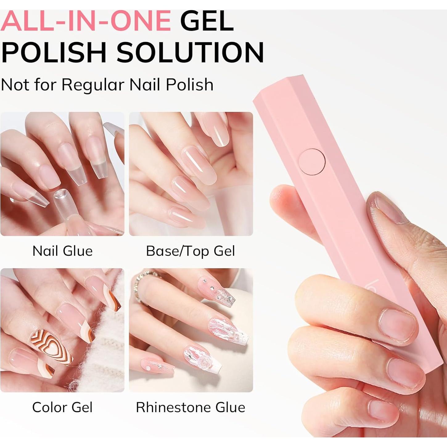 Luz UV de Mano Lavinda Mini para Uñas de Gel Recargable