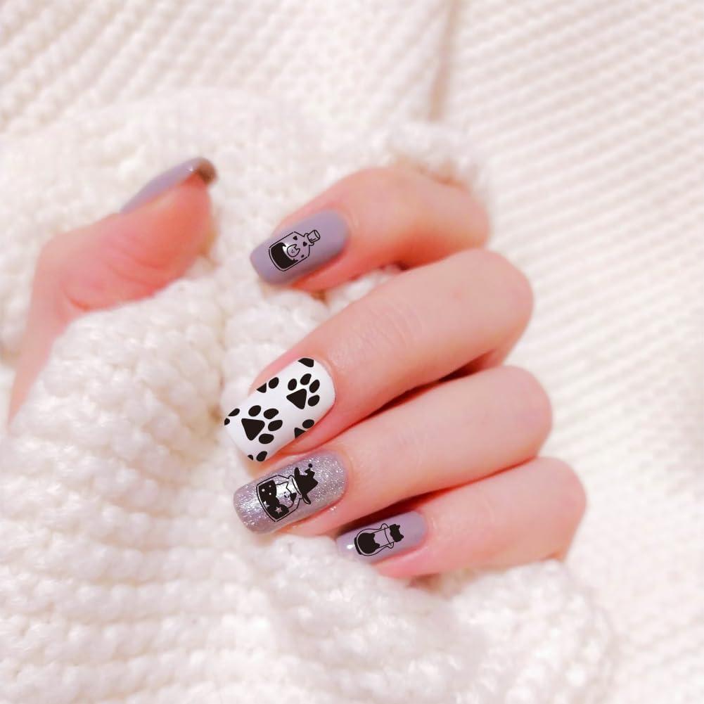 3 Plantillas de Estampado de Uñas de Animales Lindos Beinkmake