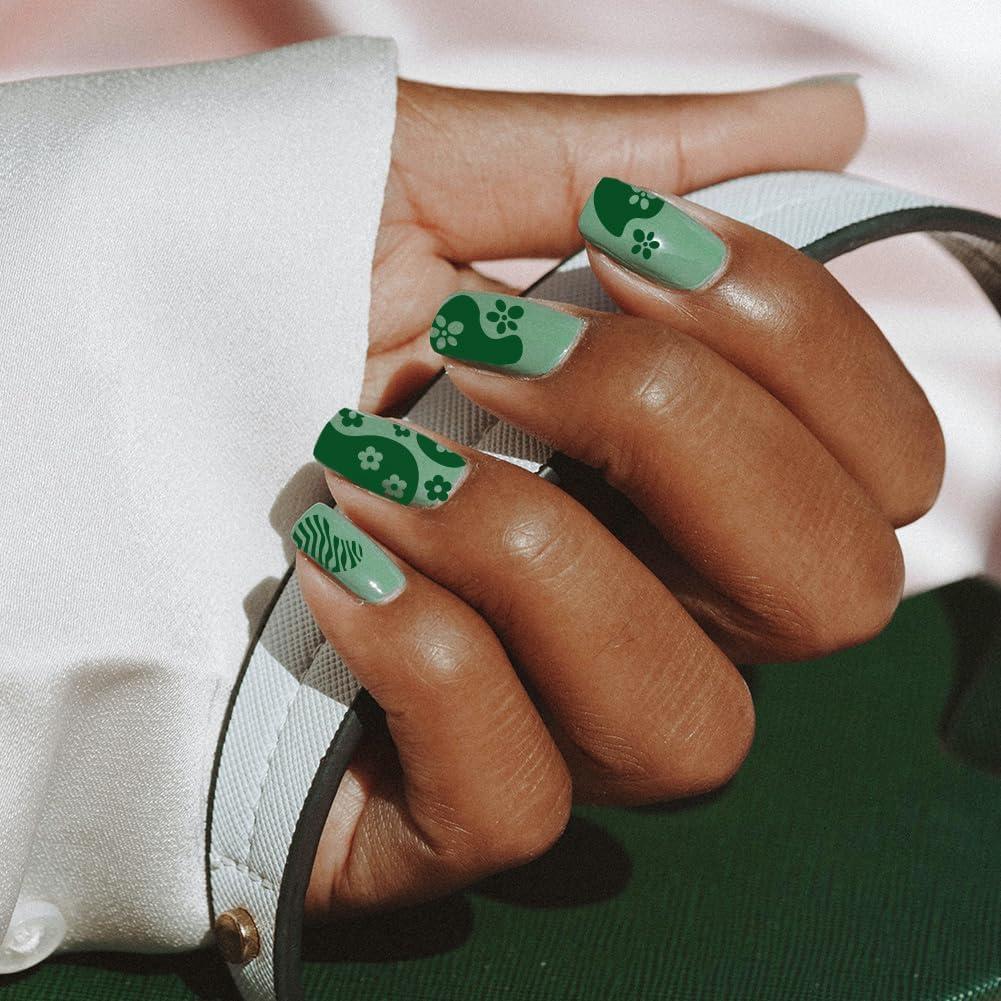 Estampador de Uñas Francés PH PandaHall 3 Piezas Tartan