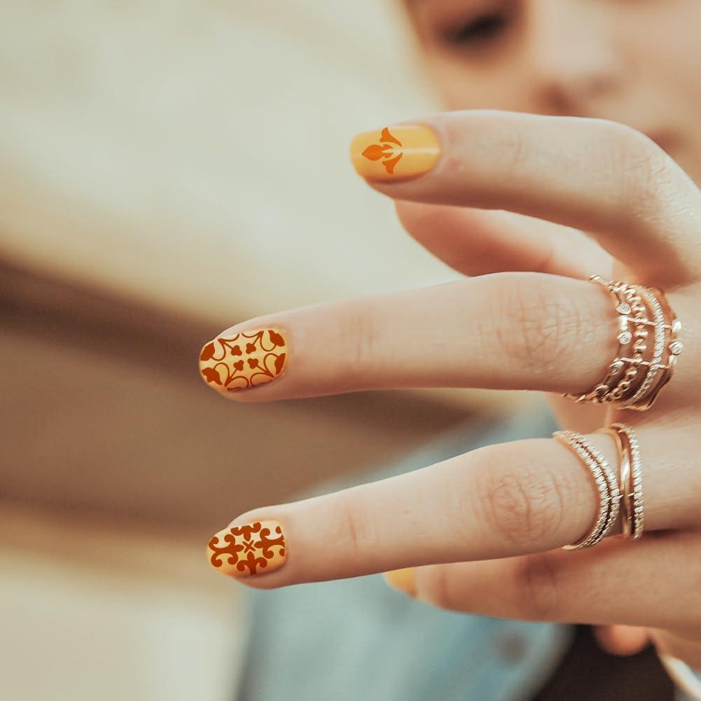 Plantillas de Arte de Uñas PH PandaHall 5 Piezas 52 Patrones