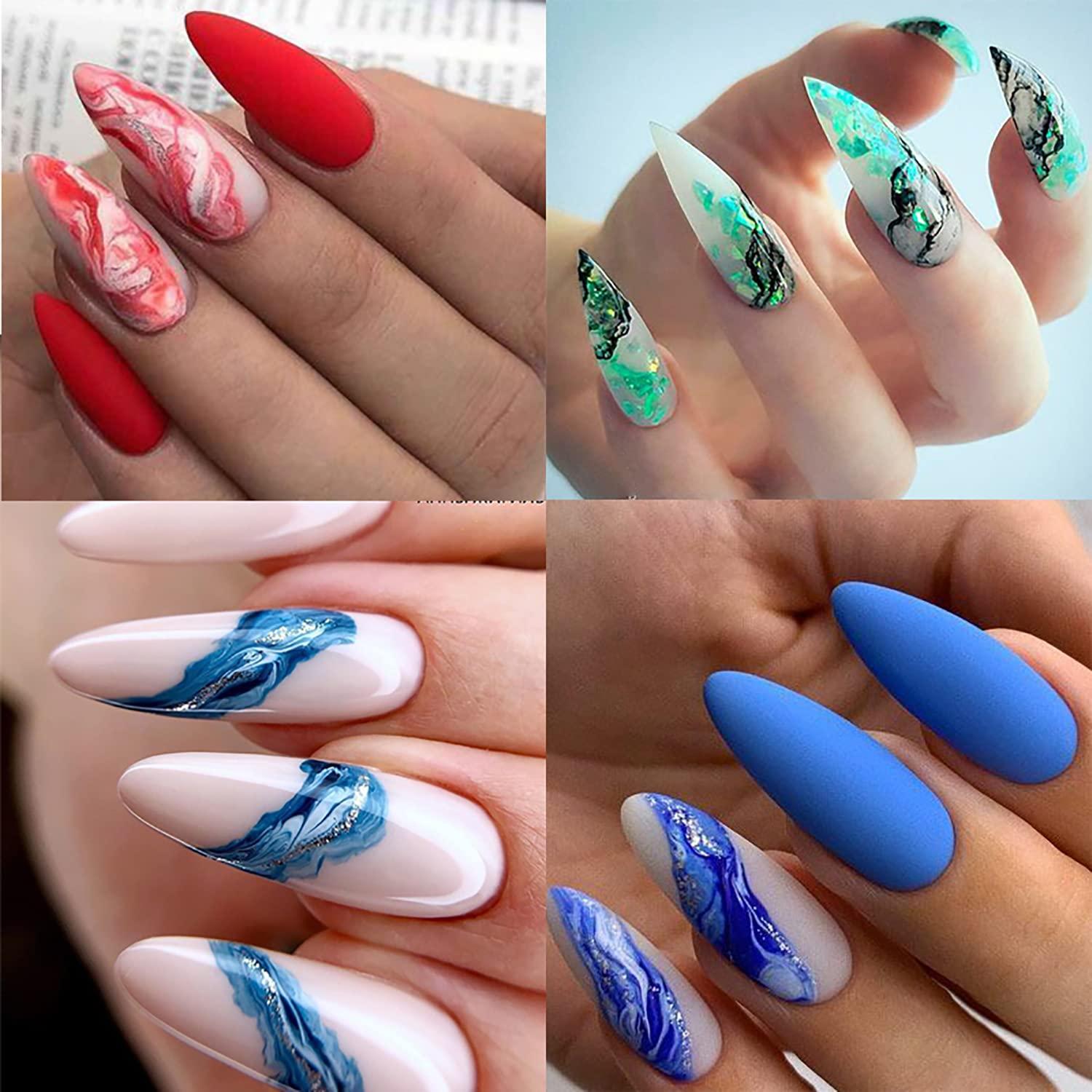 3 Plantillas de Estampado de Uñas Mármol Francés OCOUYVD-151