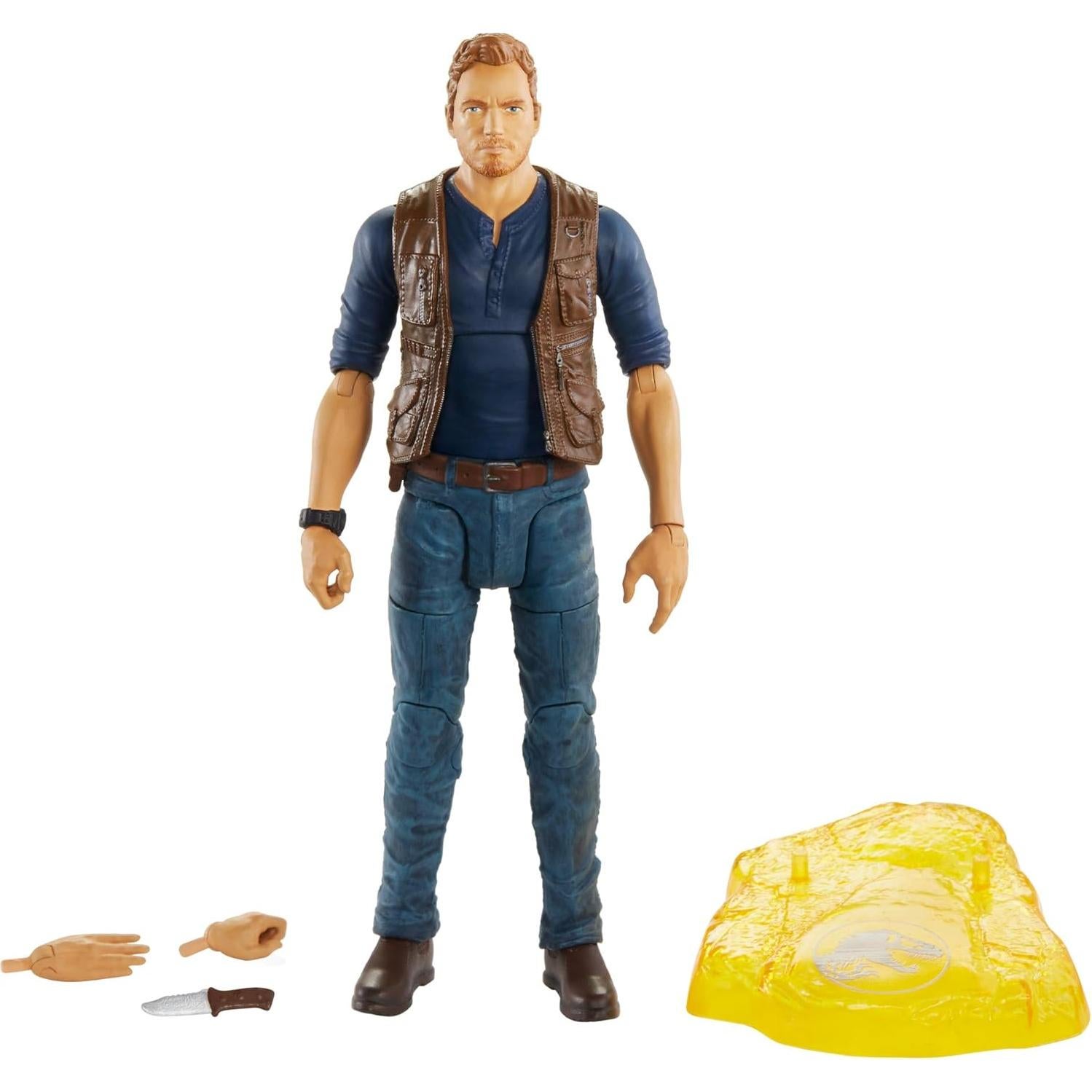Figura de acción Owen Grady Jurassic World 15 cm articulada