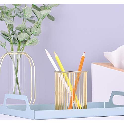 Soporte de Metal Dorado HSYMQ para Escritorio 9.9x7.6 cm