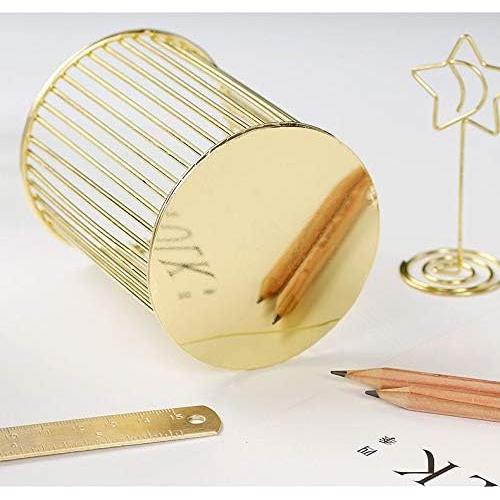 Soporte de Metal Dorado HSYMQ para Escritorio 9.9x7.6 cm