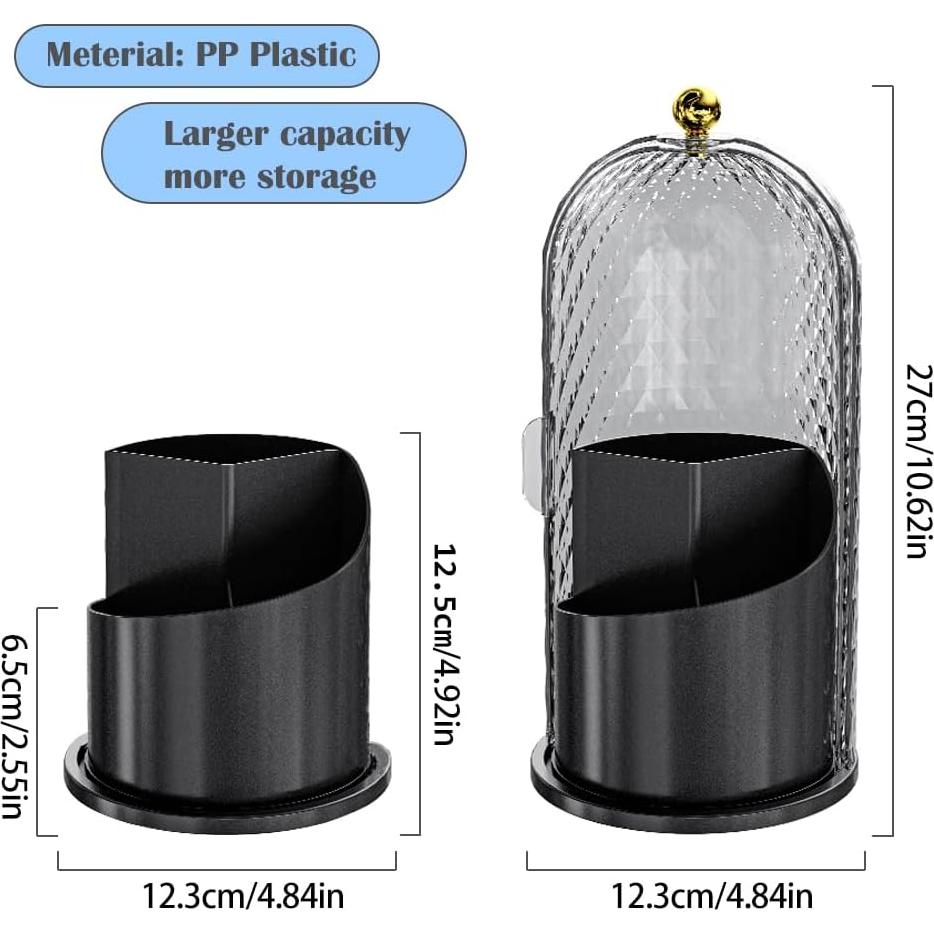 Soporte Organizador para Brochas de Maquillaje JIANGLAI Negro