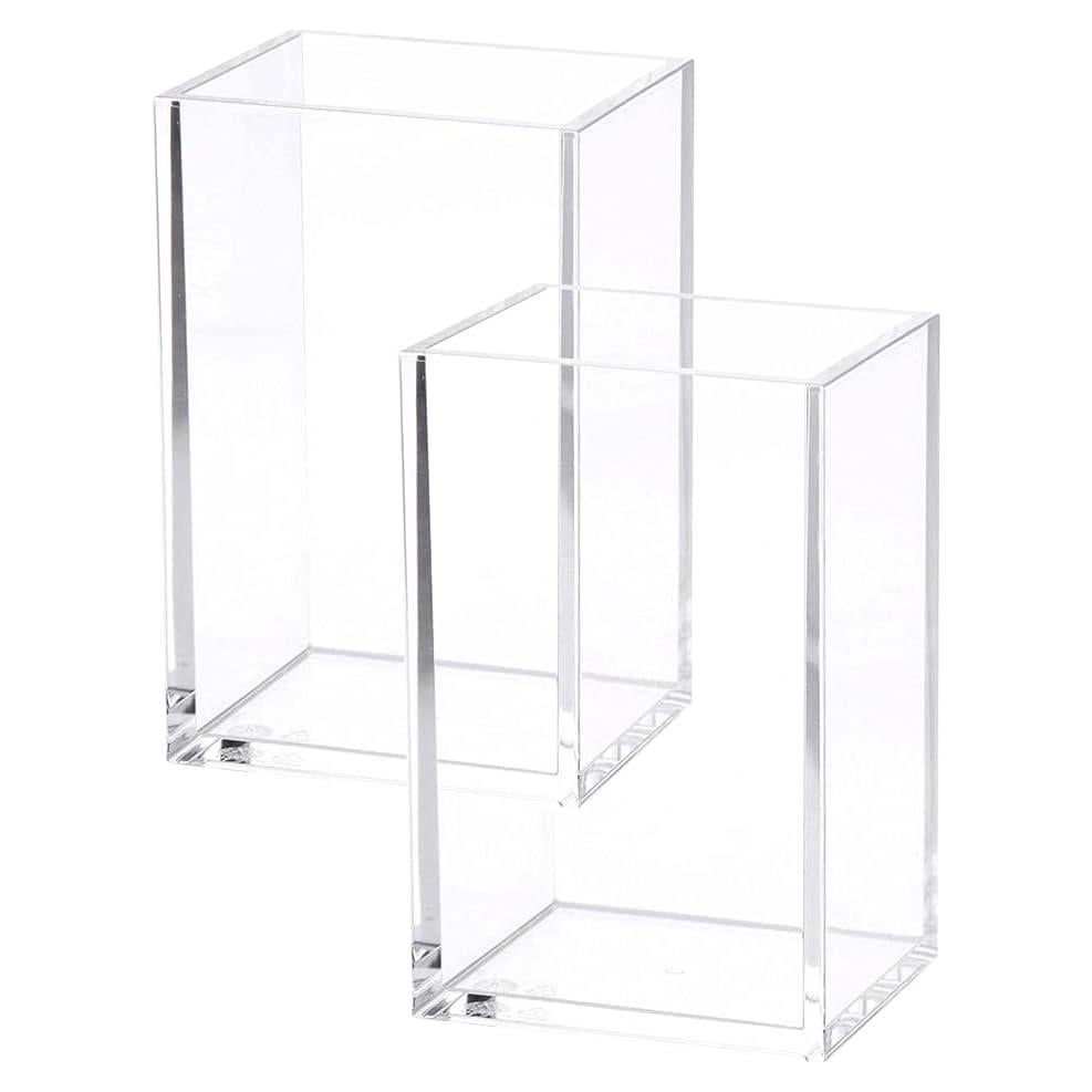 Soporte de Lápiz y Bolígrafo Acrílico HSYMQ - 2 Piezas