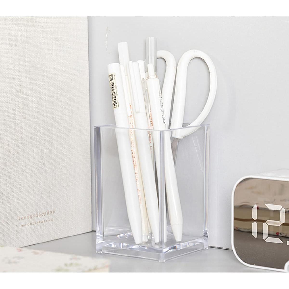 Soporte de Lápiz y Bolígrafo Acrílico HSYMQ - 2 Piezas