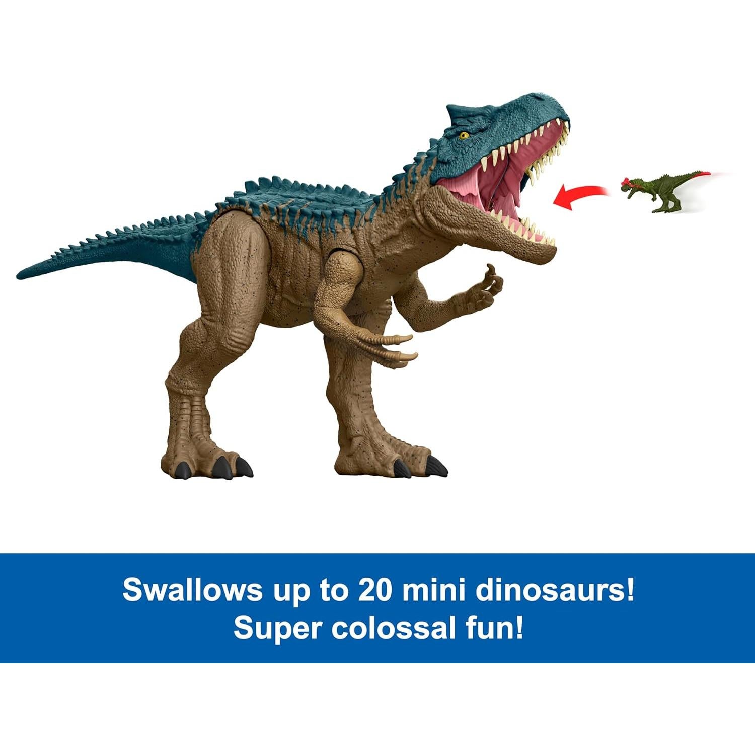 Figura de Acción Allosaurus Super Colosal Mattel 100 cm