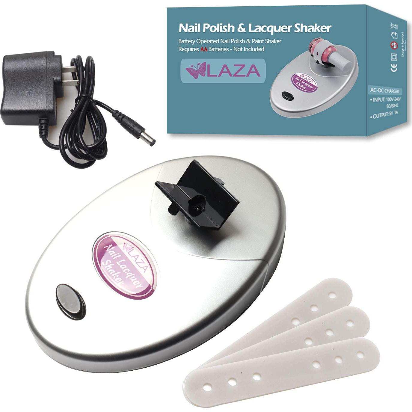 Mezclador de Laca de Uñas Laza Plata Ajustable 12.5x18.5cm