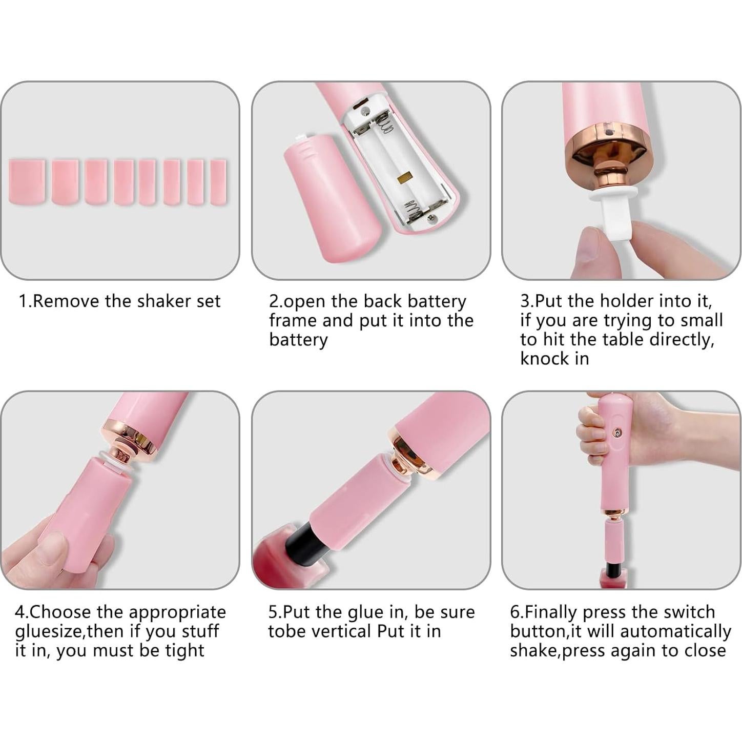 Mezclador Eléctrico de Esmalte de Uñas ZLMONDEE 15cm