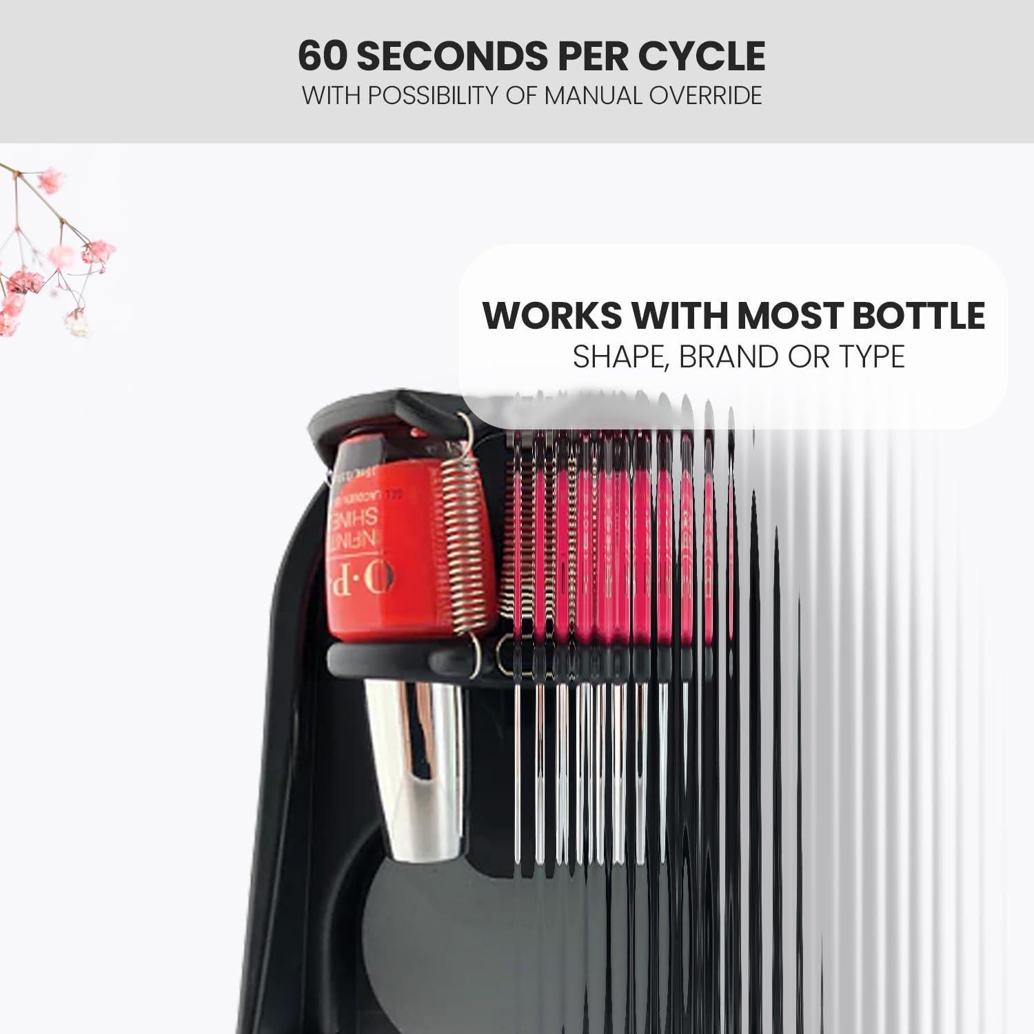 Mezclador de Esmalte ProShaker Duo - Mezcla 2 Botellas Silencioso