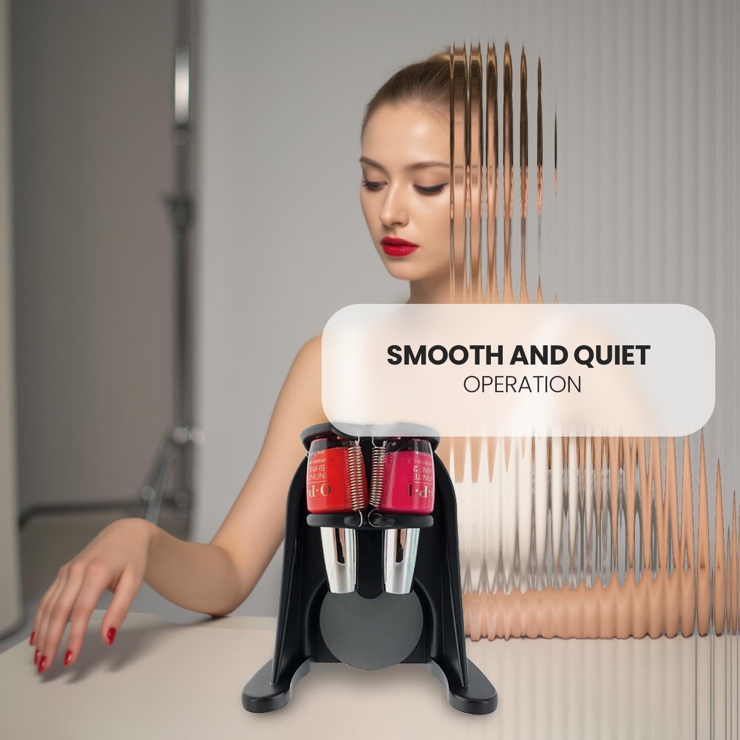 Mezclador de Esmalte ProShaker Duo - Mezcla 2 Botellas Silencioso