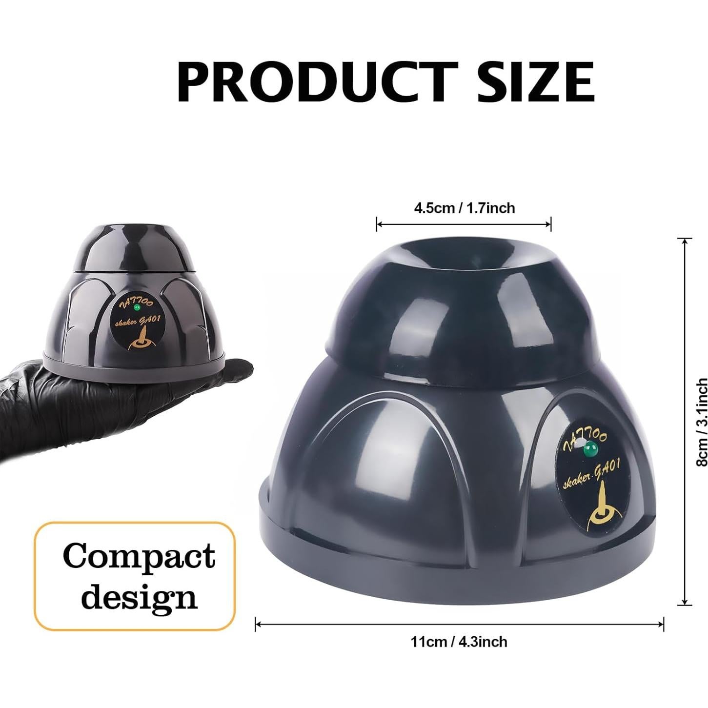 Mini Mezclador Vortex TONBAO 4000 RPM Portátil para Pintura