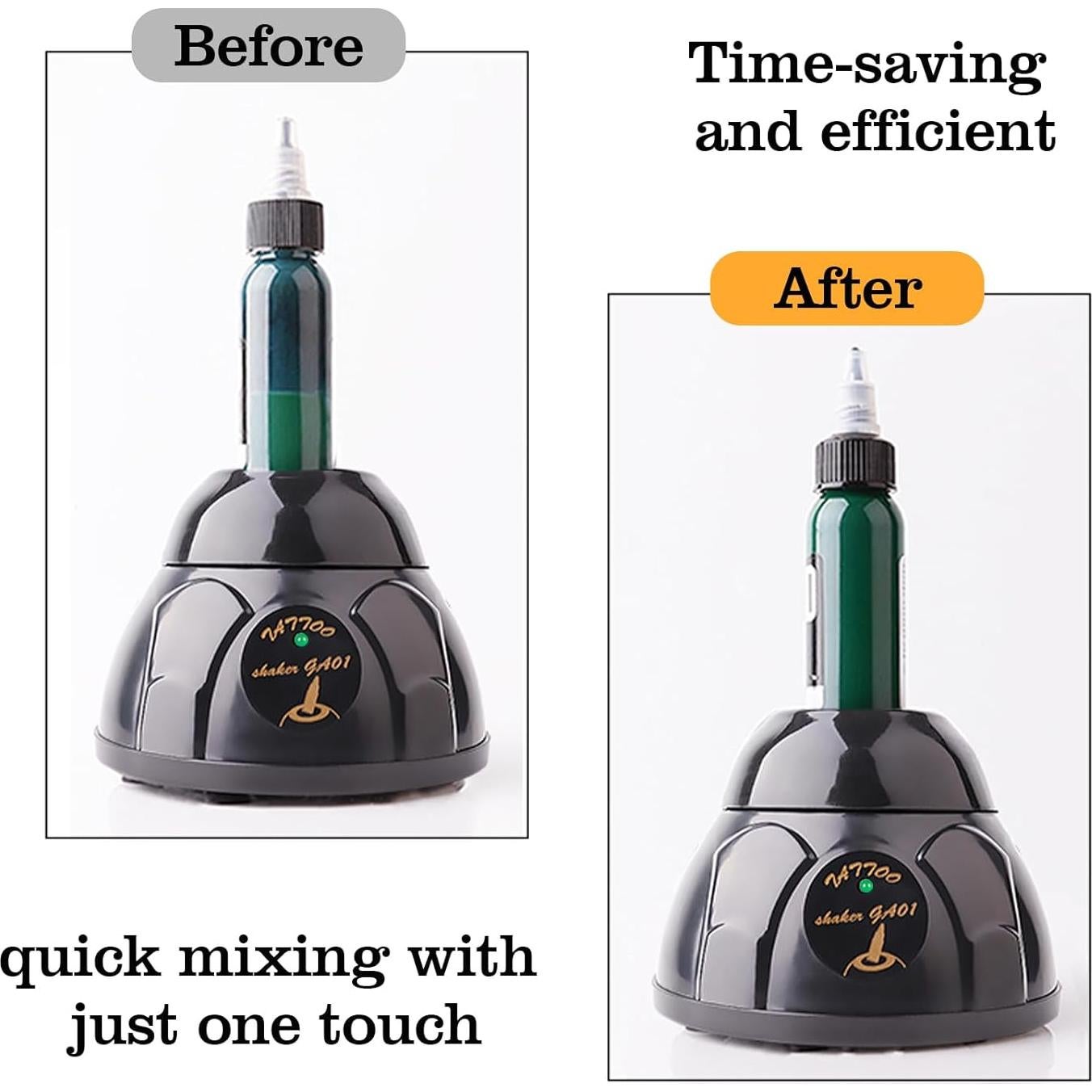 Mini Mezclador Vortex TONBAO 4000 RPM Portátil para Pintura