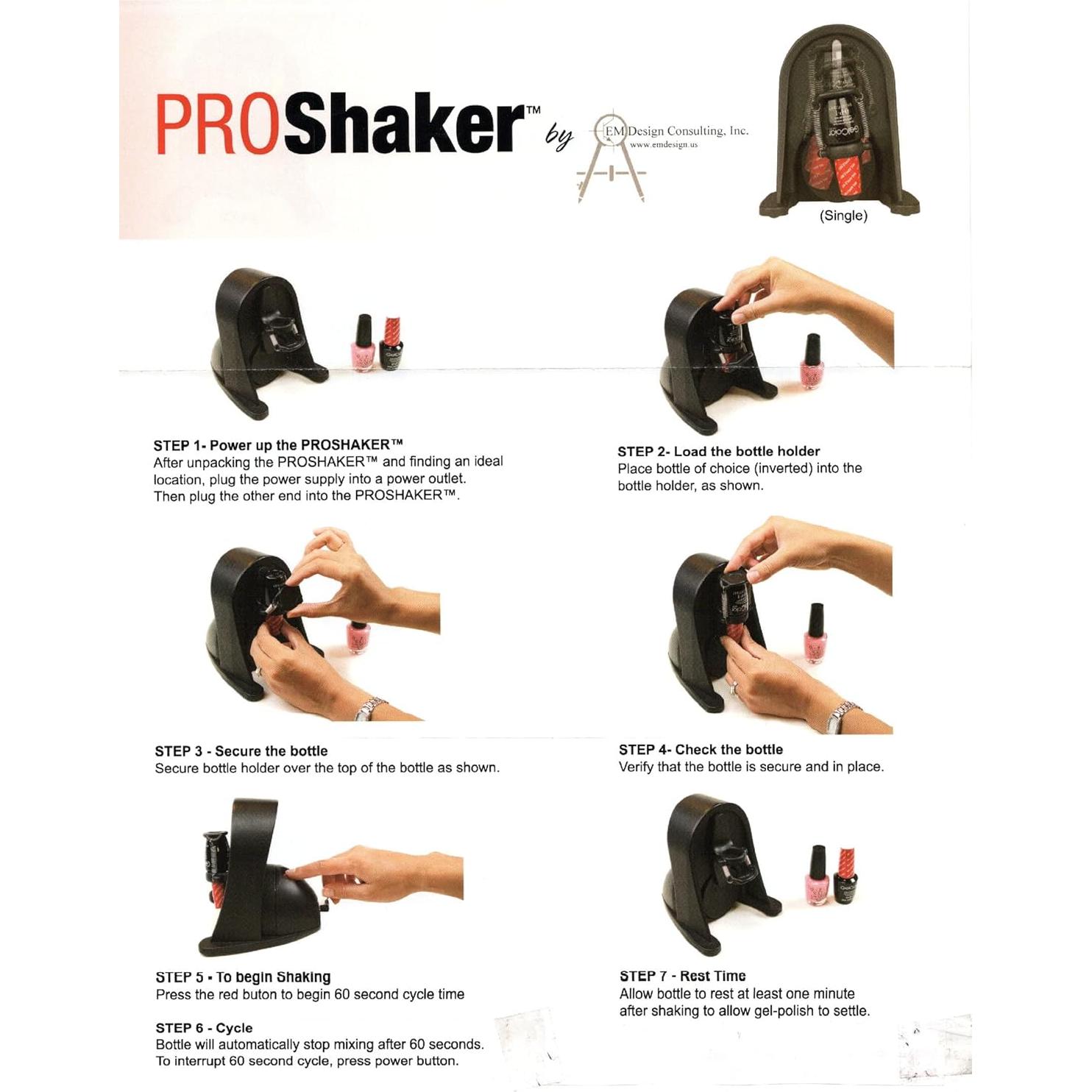 Mezclador automático de gel para esmalte de uñas Duo