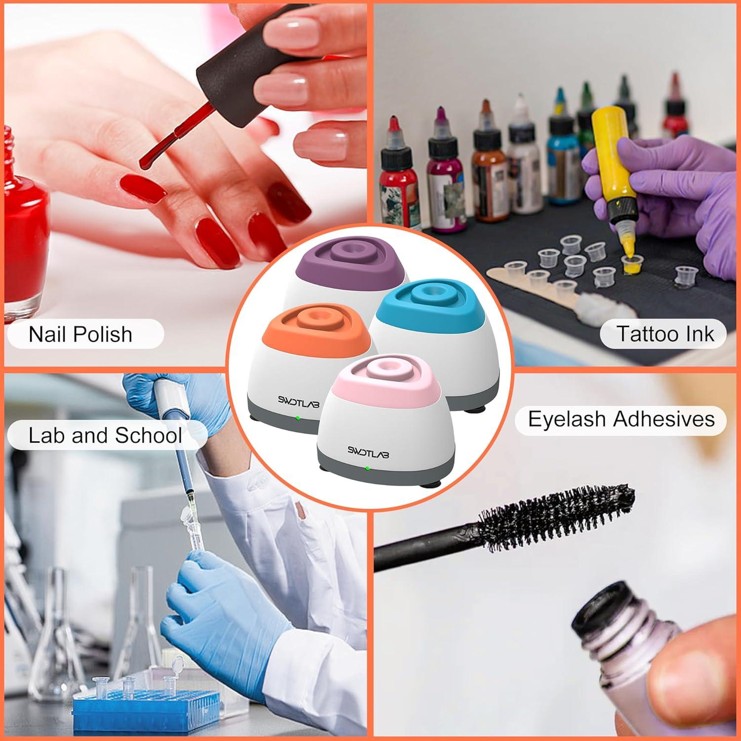 Mini Mezclador Vortex SWDTLAB 3500rpm para Pinturas y Esmaltes