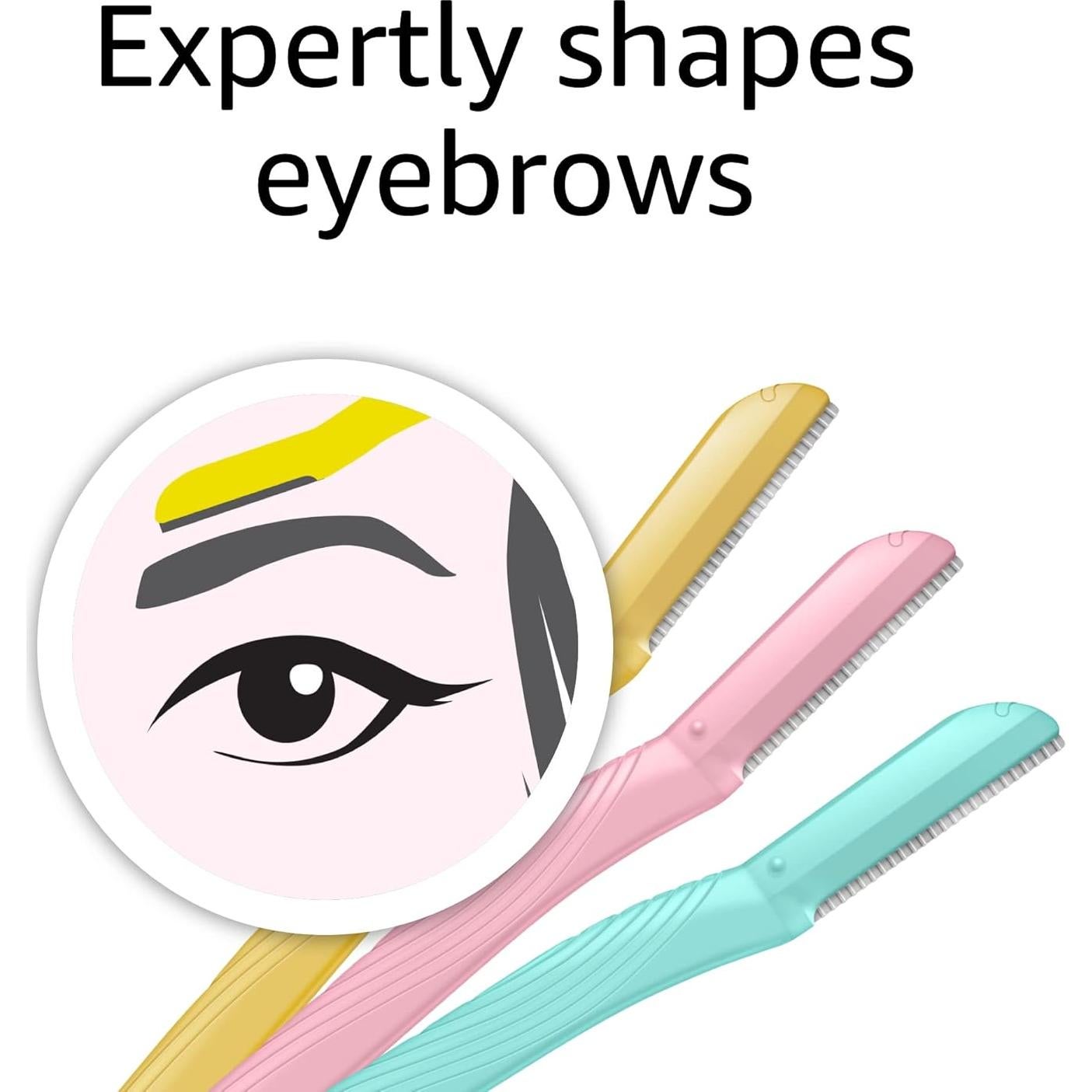 Afeitadora Dermaplane Amazon Basics Multicolor 3 Unidades