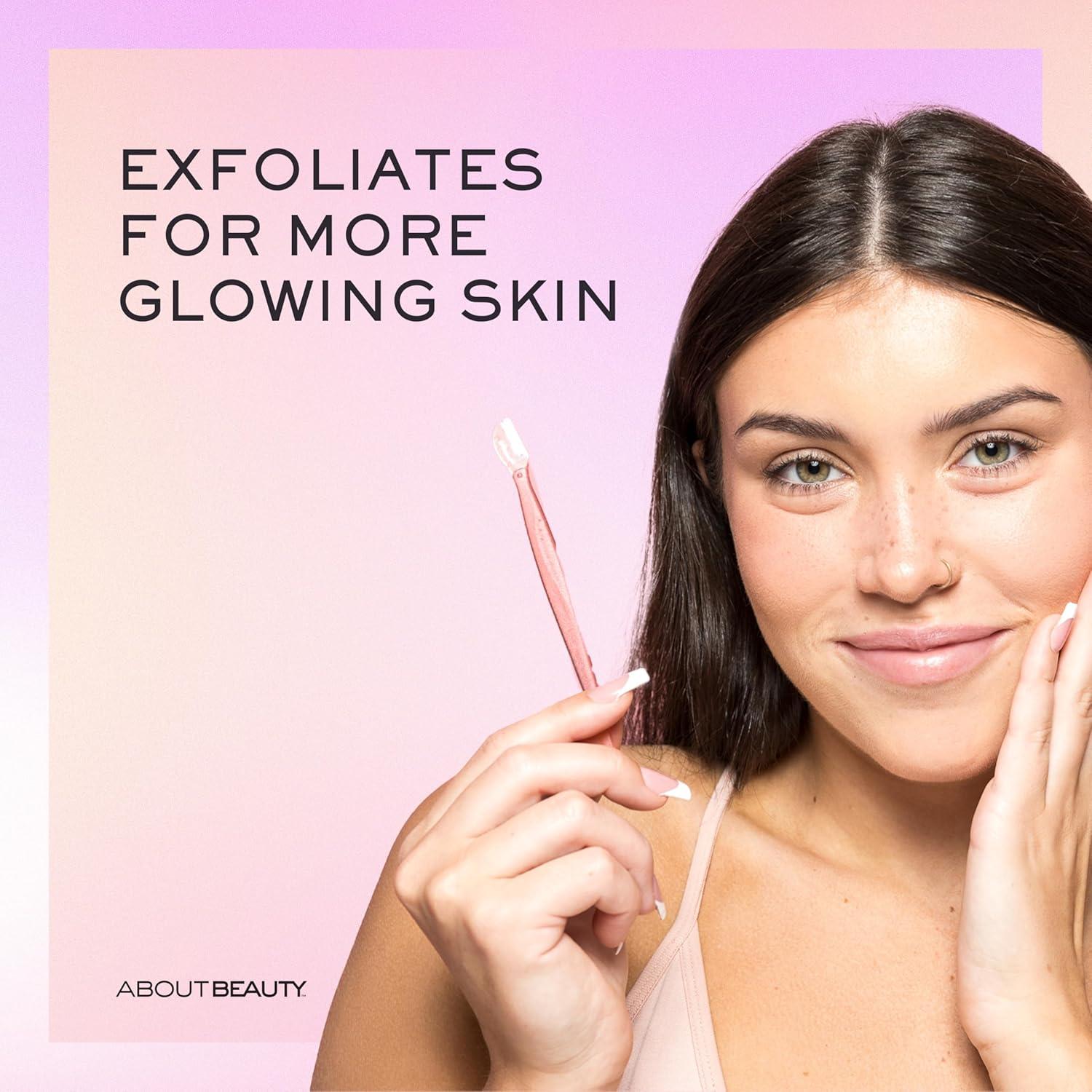 Afeitadora Facial Acerca de la Cara - 3 Piezas, Exfoliación Suave