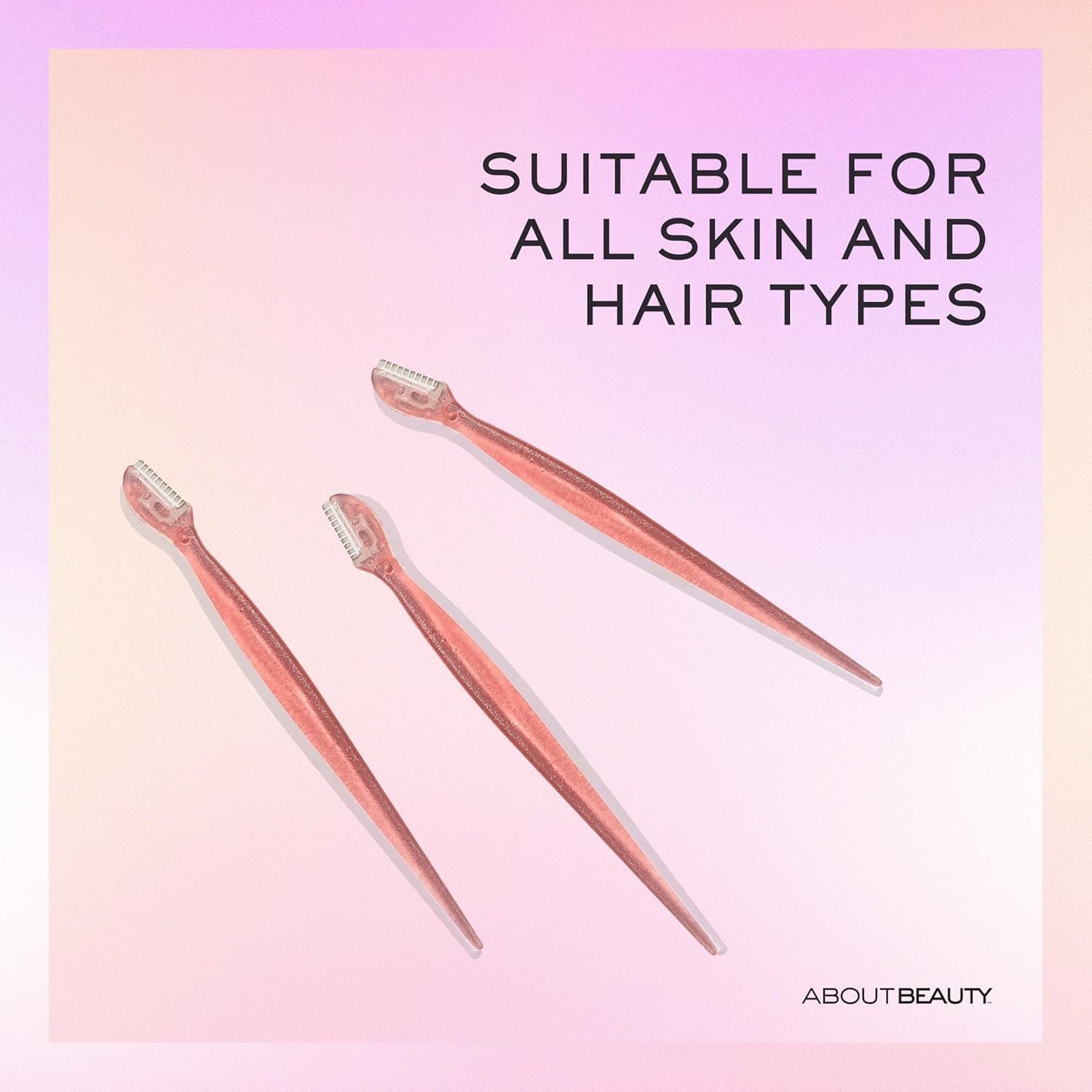 Afeitadora Facial Acerca de la Cara - 3 Piezas, Exfoliación Suave