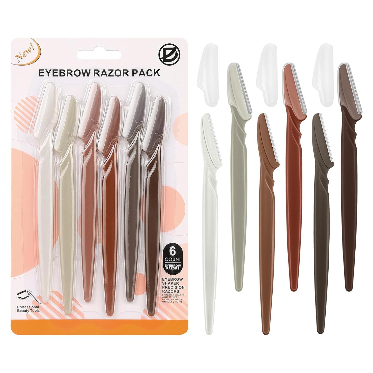 Cuchillas Dermaplane D para Mujeres - 6 Piezas - Afeitadora Facial