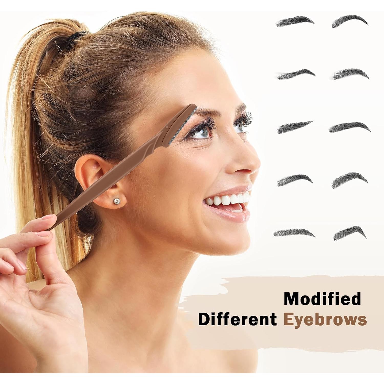 Cuchillas Dermaplane D para Mujeres - 6 Piezas - Afeitadora Facial