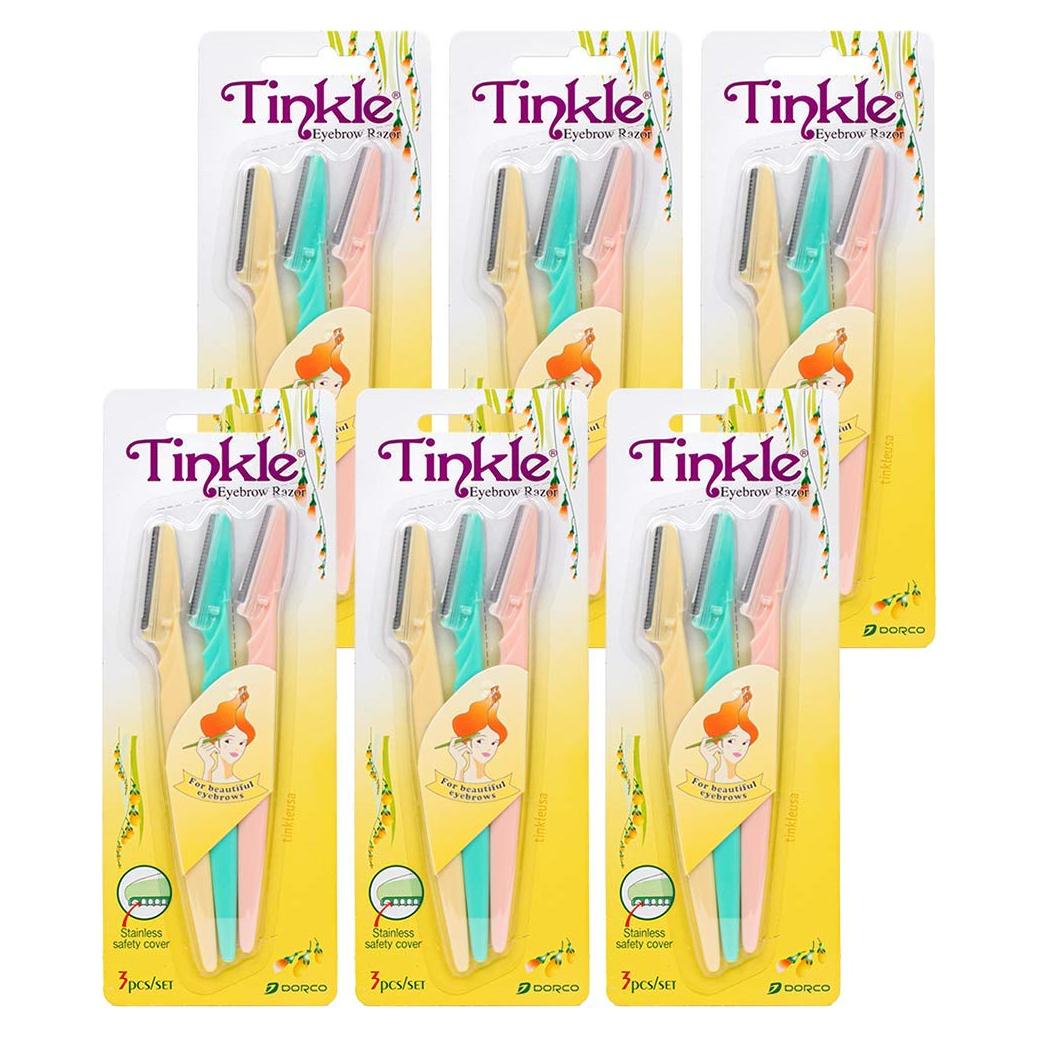 Afeitadora Dermaplane Tinkle 18 Piezas, Recortador de Cejas