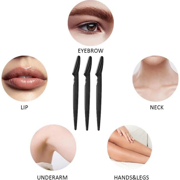 Rasuradora Dermaplane WANGFXWA 12 Piezas para Cejas y Vello Facial