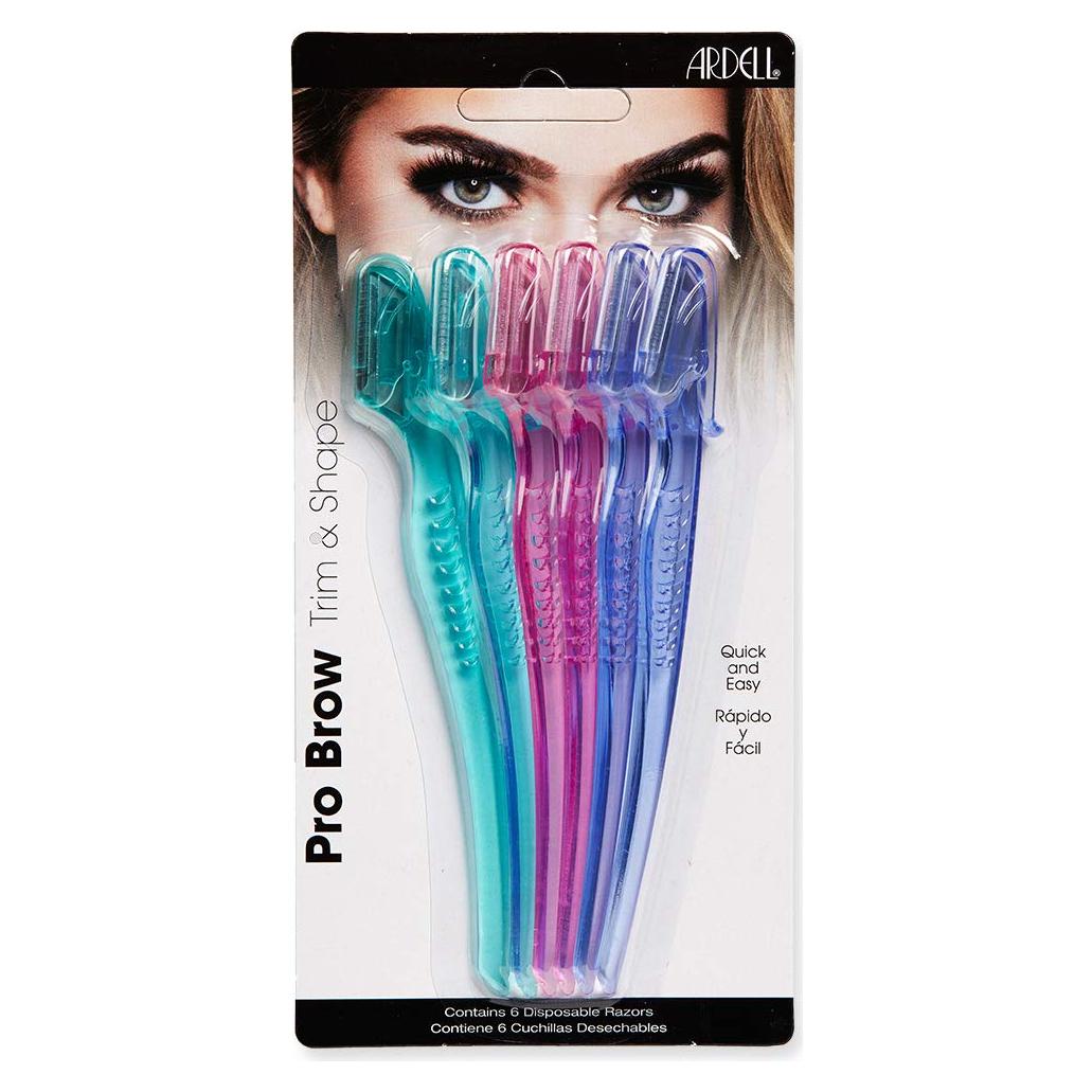 Afeitadora de Cejas Ardell Pro Brow - 6 Unidades, Sin Dolor