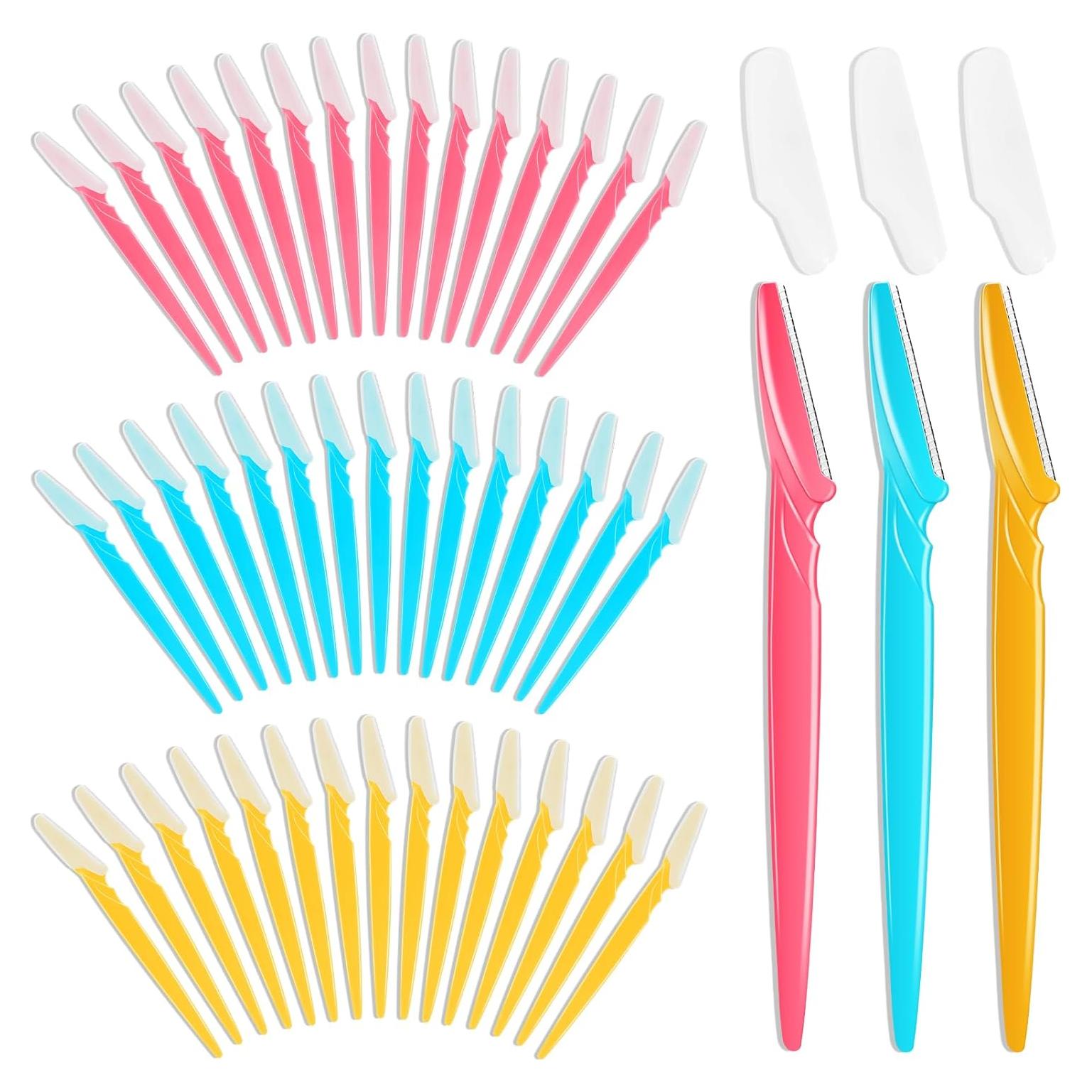 Set de 66 Cuchillas Dermaplane NICEMOVIC para Cejas y Cara