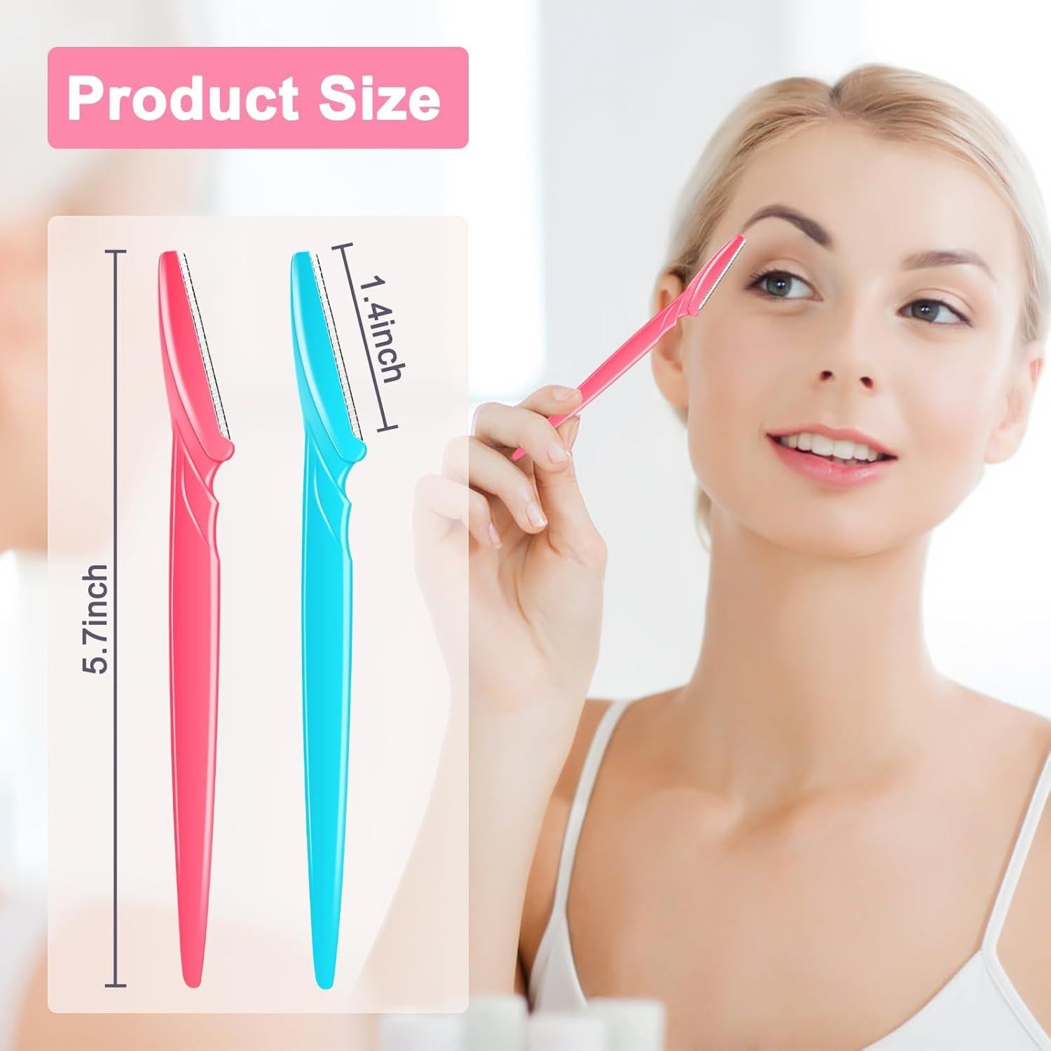 Set de 66 Cuchillas Dermaplane NICEMOVIC para Cejas y Cara