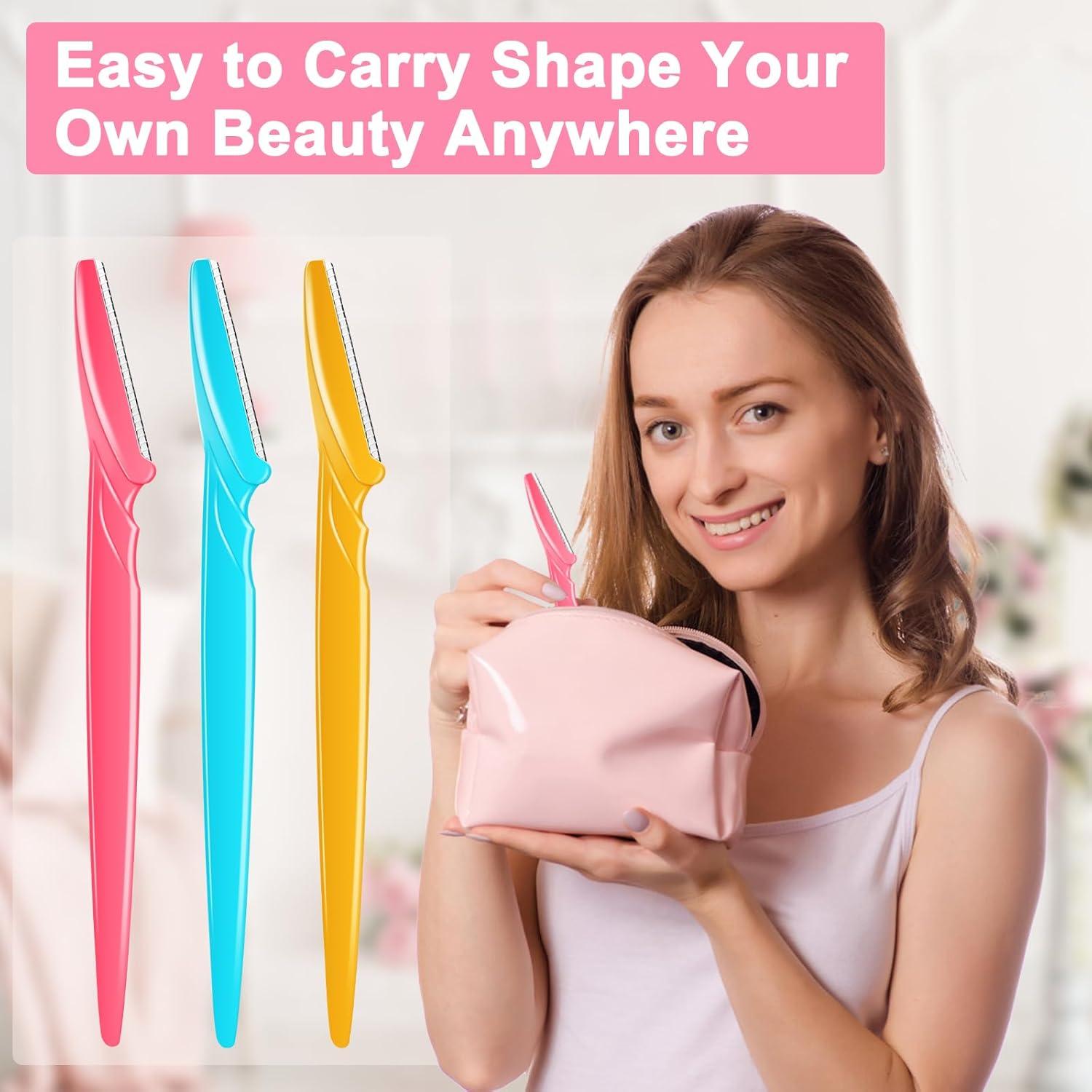 Set de 66 Cuchillas Dermaplane NICEMOVIC para Cejas y Cara