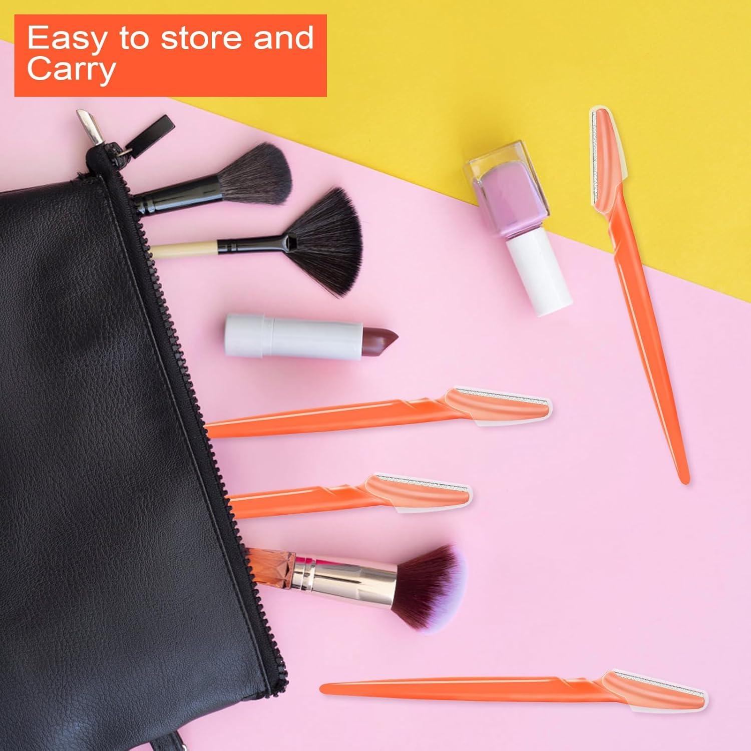 12 Navajas Faciales HFATMOS para Cejas y Dermaplaning