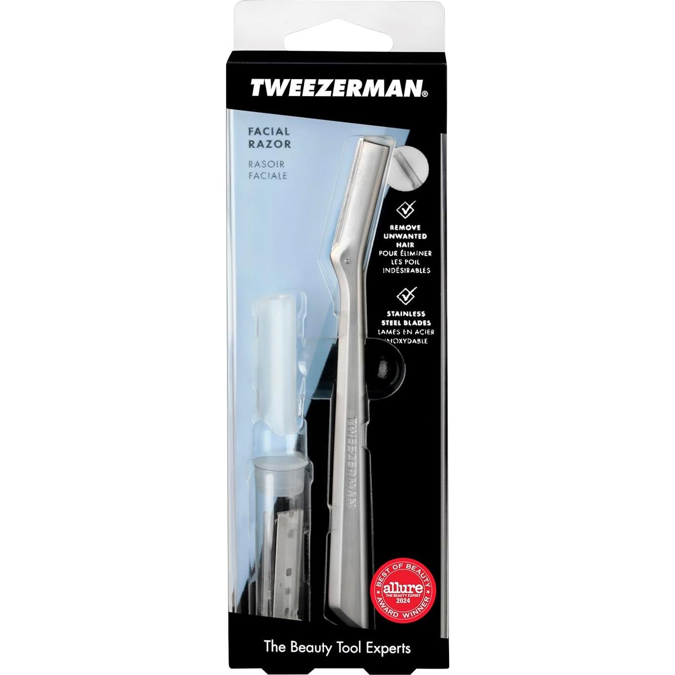 Razor Facial Tweezerman Acero Inoxidable 20.61 cm