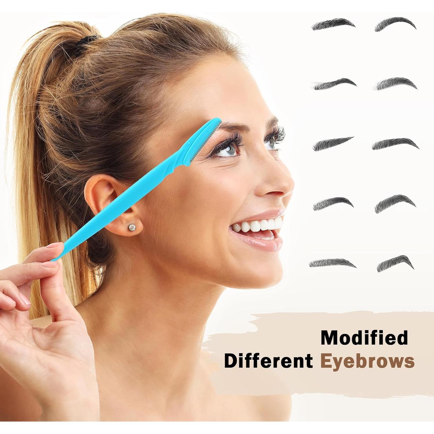 Cuchillas de Dermaplaning D - 21 Piezas, Afeitadoras Faciales