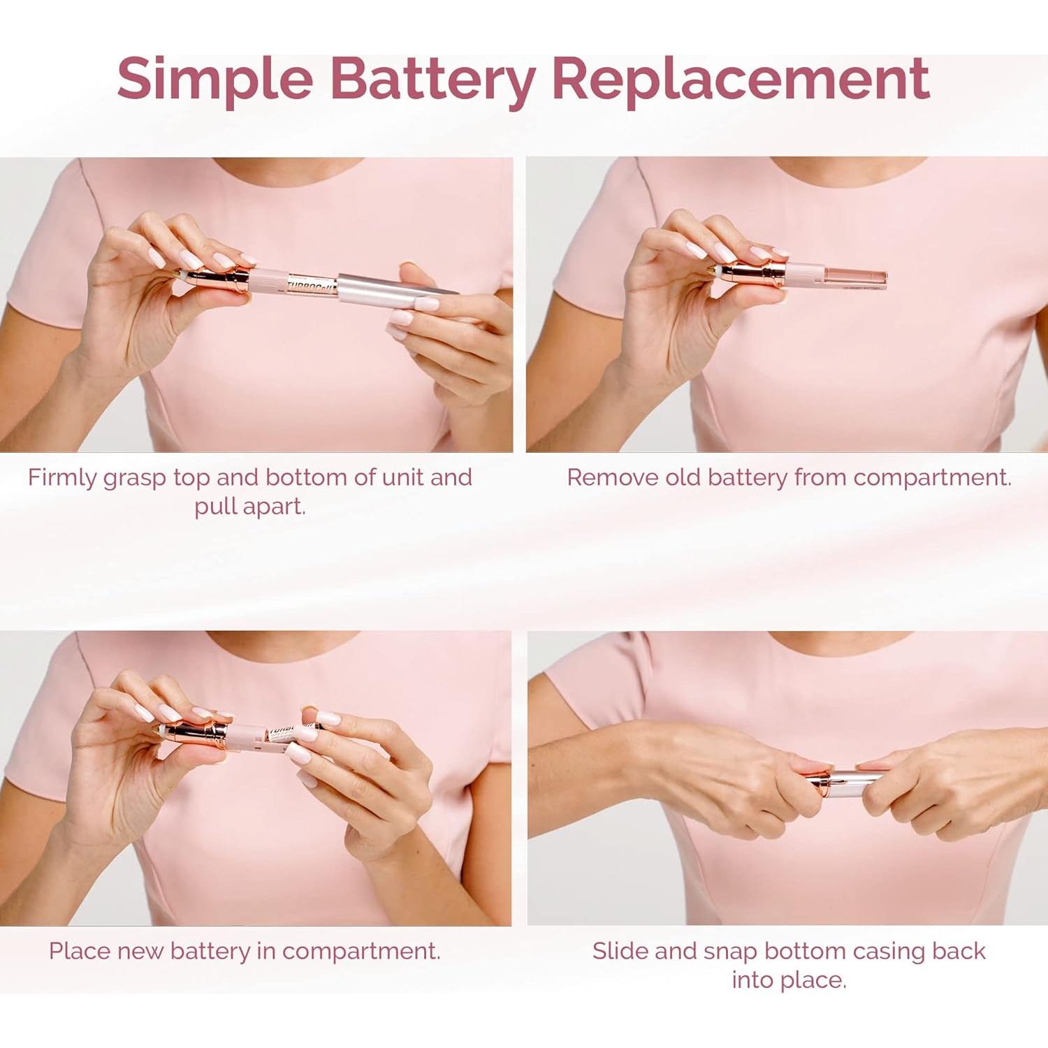 Removedor de Vello de Cejas Flawless para Mujeres con Luz LED