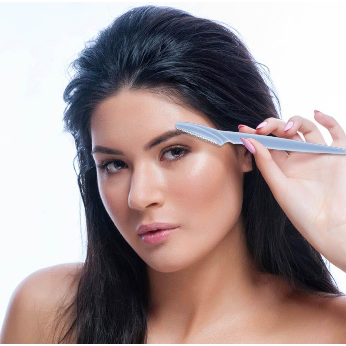 Cuchillas de Cejas TTSAM 12 Piezas Acero Inoxidable Multifuncional