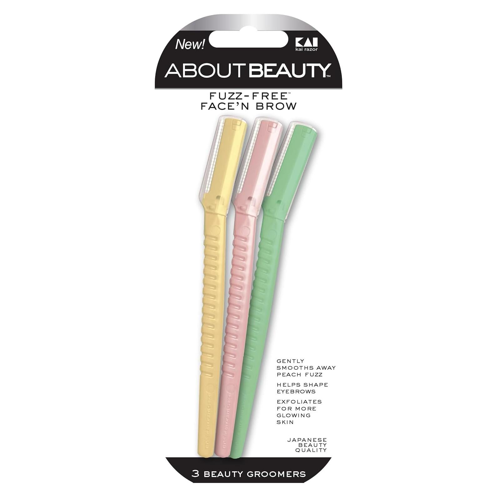 Face N Brow - 3 Rasuradoras Faciales de Acero Japonés