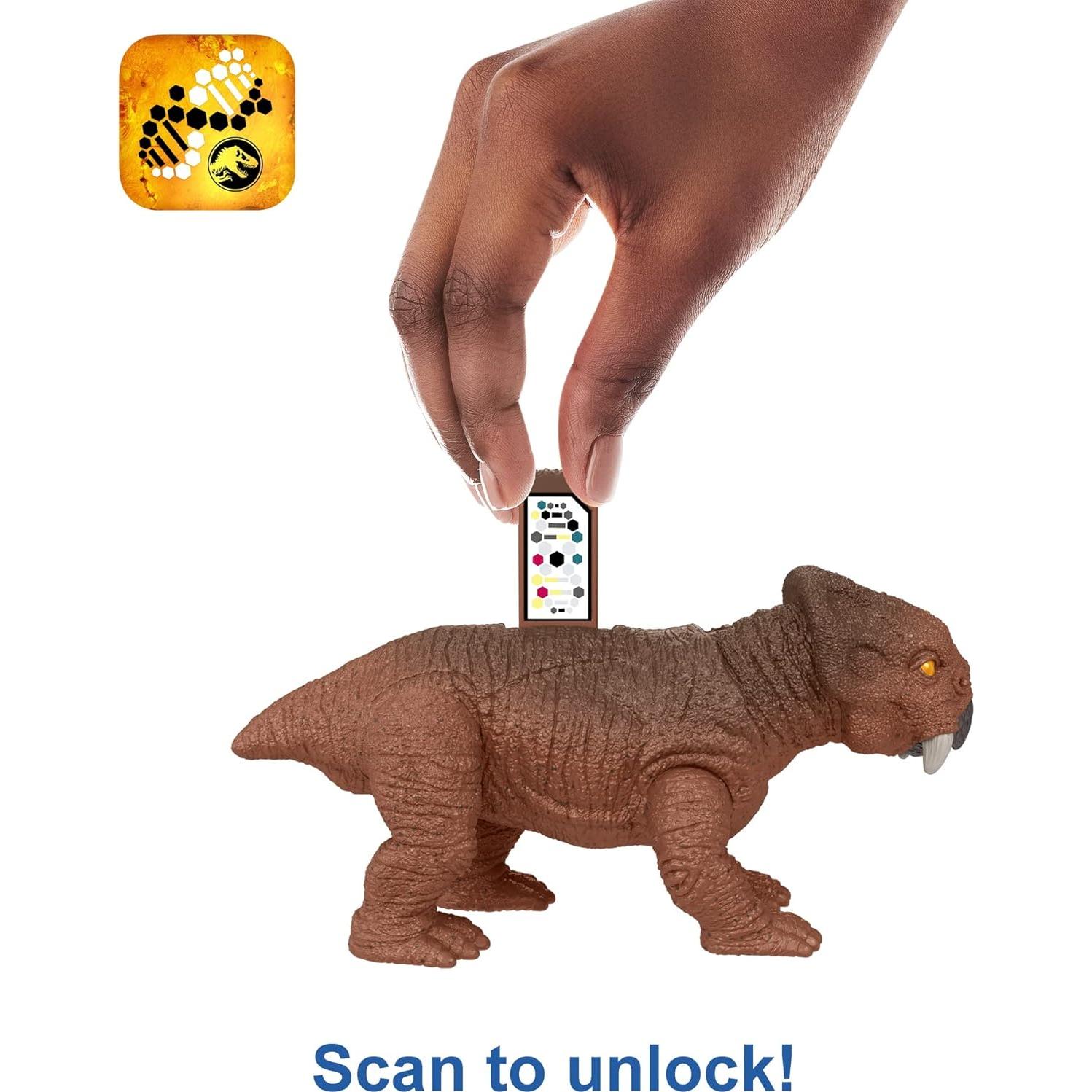 Jurassic World Dominion Paquete Humano y Dino Maisie y Beta