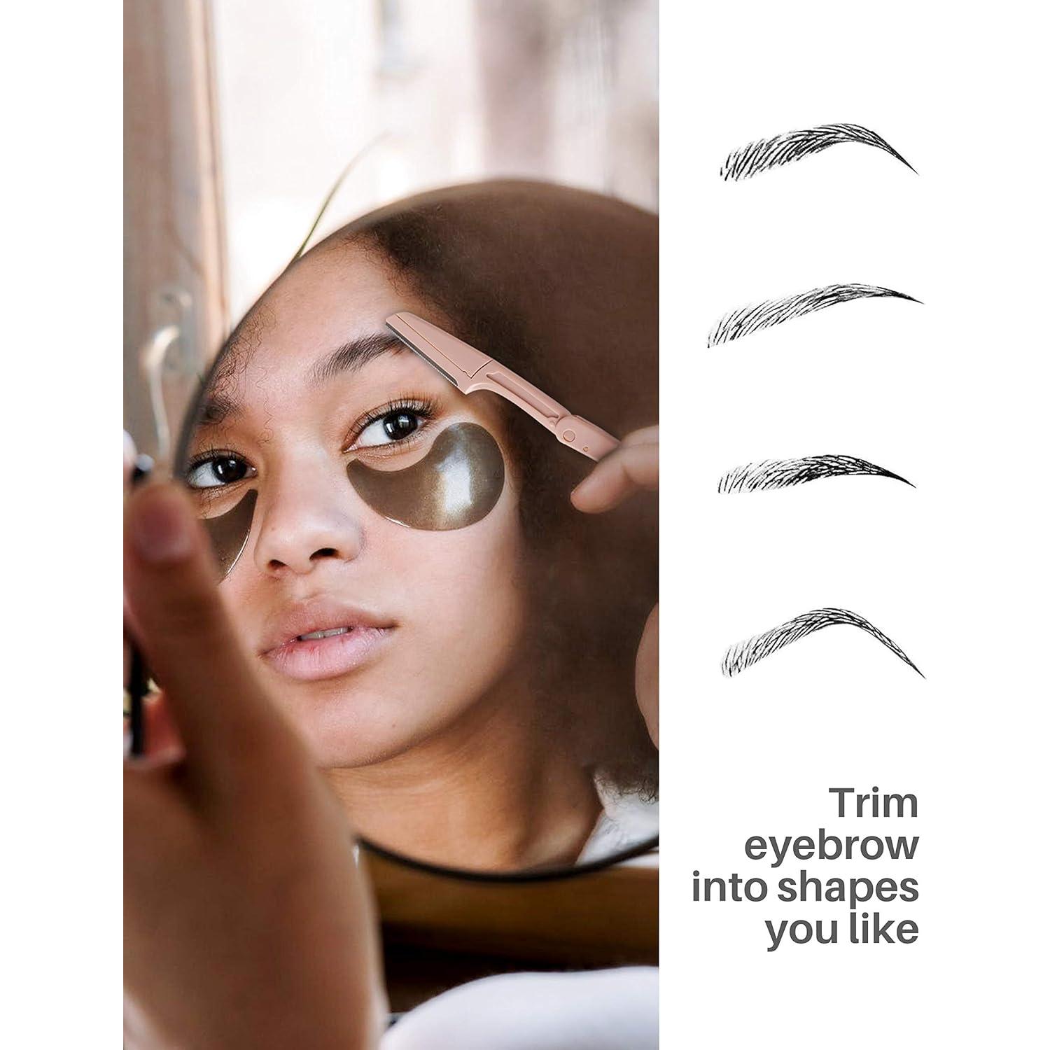 Rasuradoras de Cejas MoHern 15 Pcs, Afiladas y Seguras