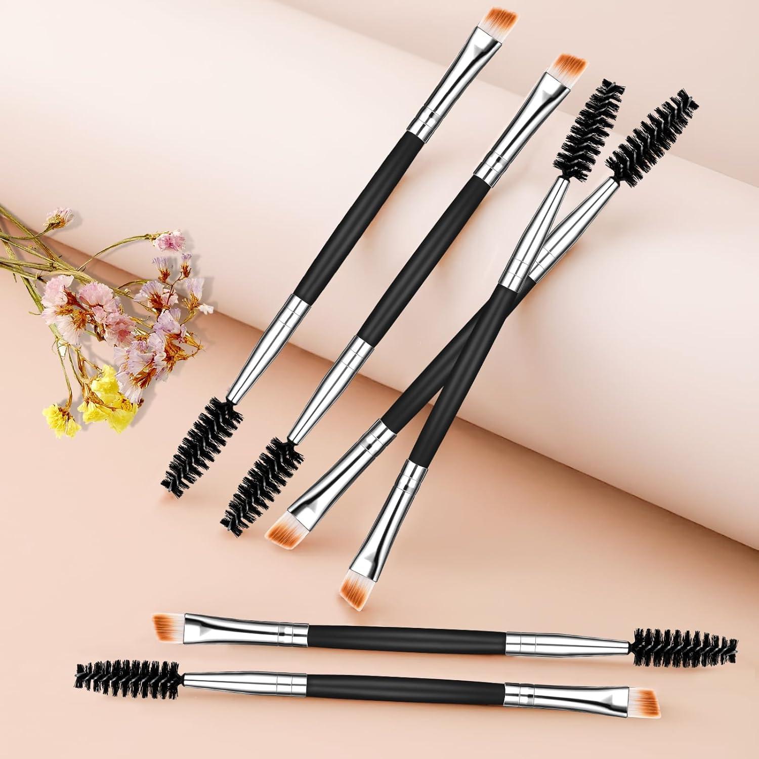 6 Pcs Cepillos de Cejas y Pestañas Yoizyfree 13.2 cm