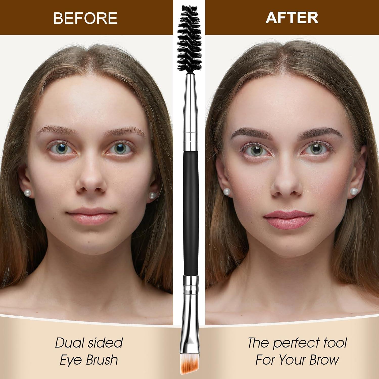 6 Pcs Cepillos de Cejas y Pestañas Yoizyfree 13.2 cm