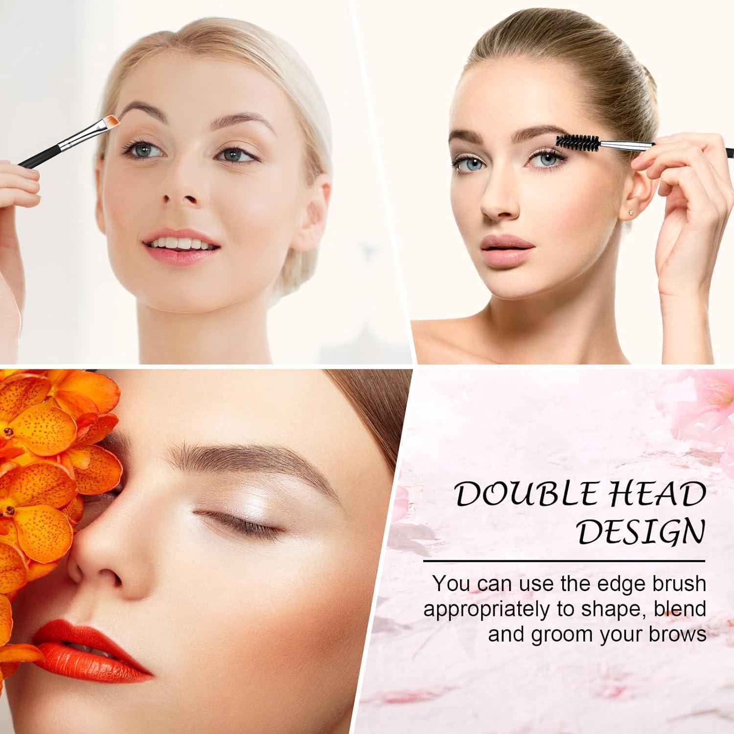 6 Pcs Cepillos de Cejas y Pestañas Yoizyfree 13.2 cm