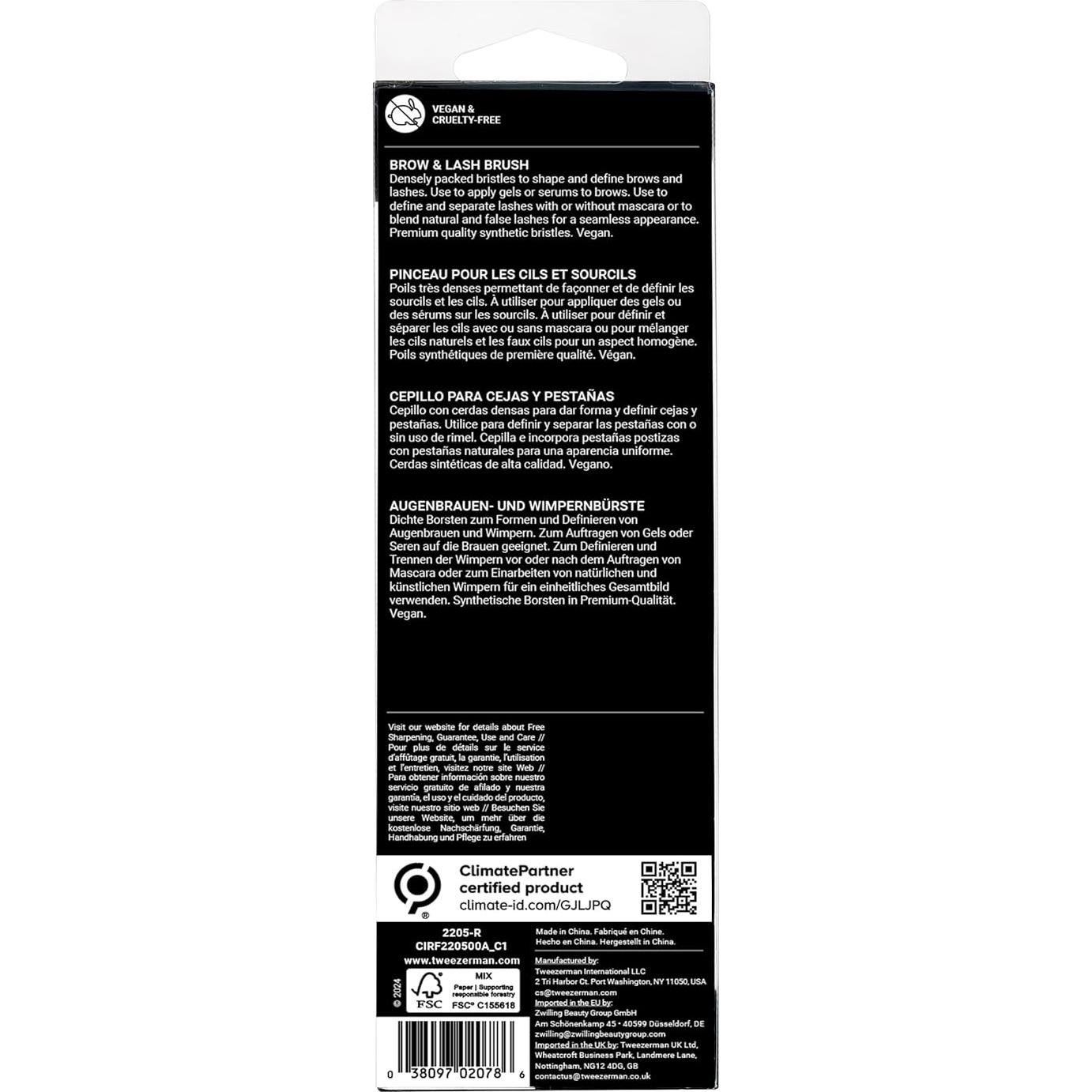 Brocha Espiral para Cejas y Pestañas Tweezerman 1 Cuenta