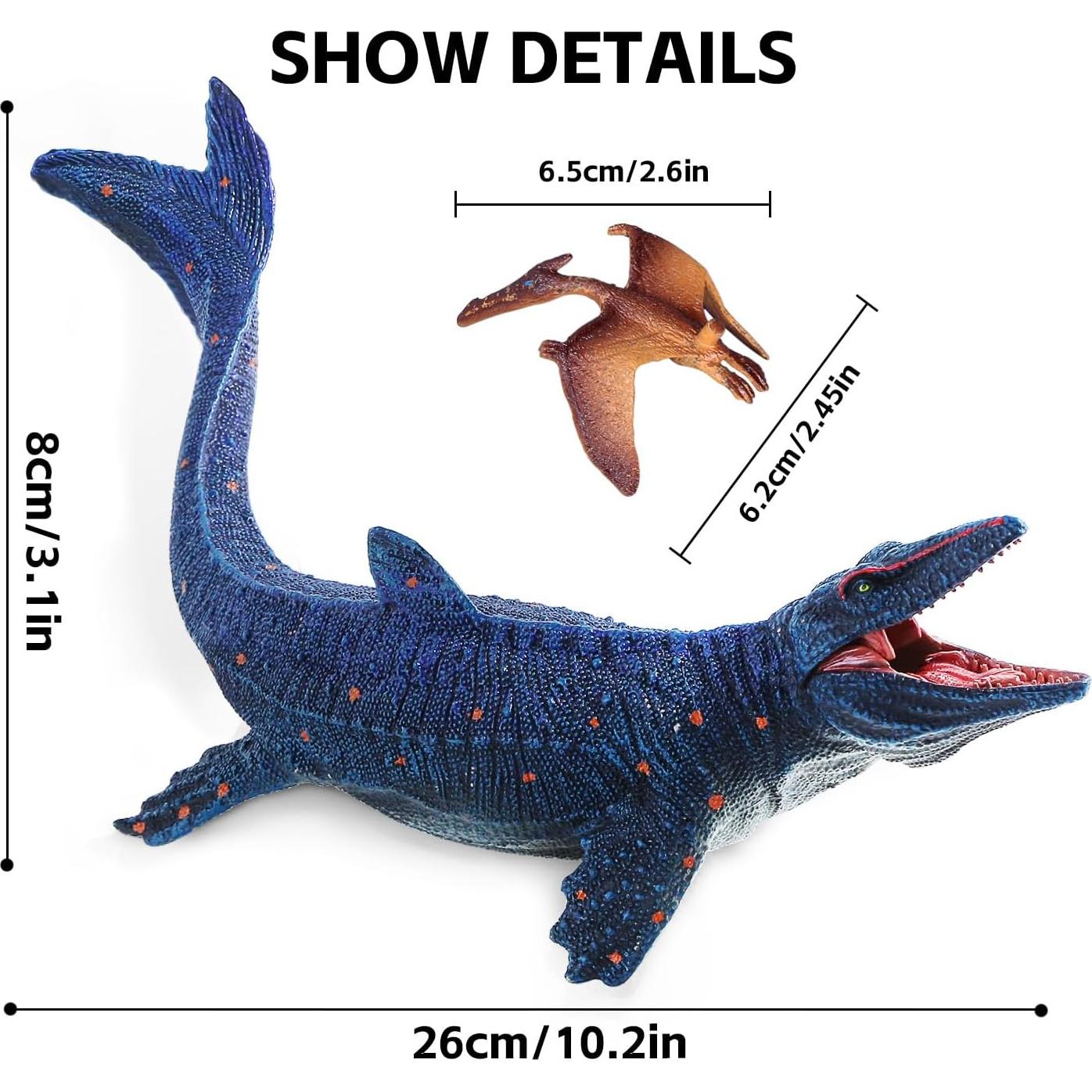 Figura de Juguete Dinosaurio Mosasaurus SIENON 29 cm Realista