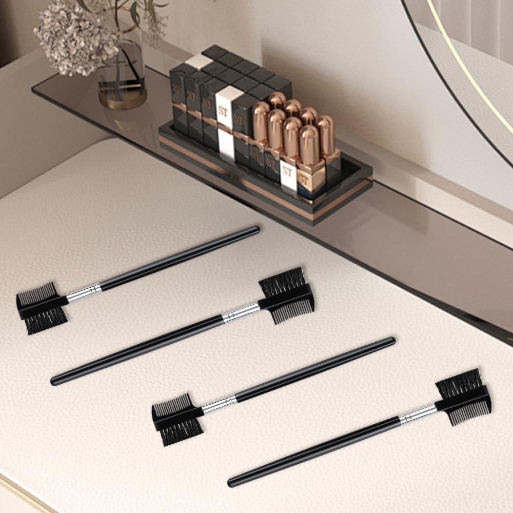 4 Piezas Cepillo y Peine de Cejas y Pestañas Yoizyfree